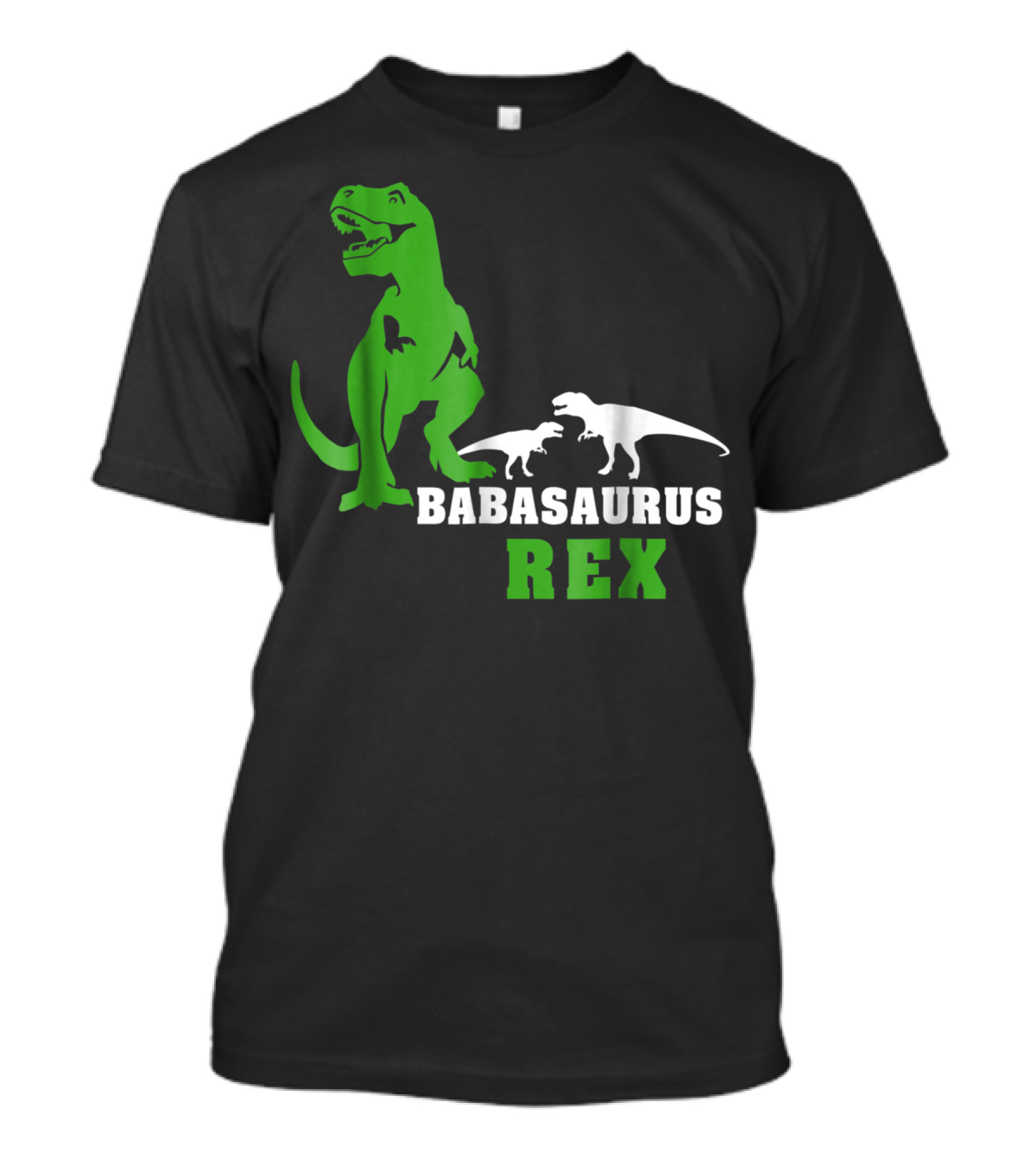 Babasaurus Rex Dinosaur Men Dad24 T-Shirt