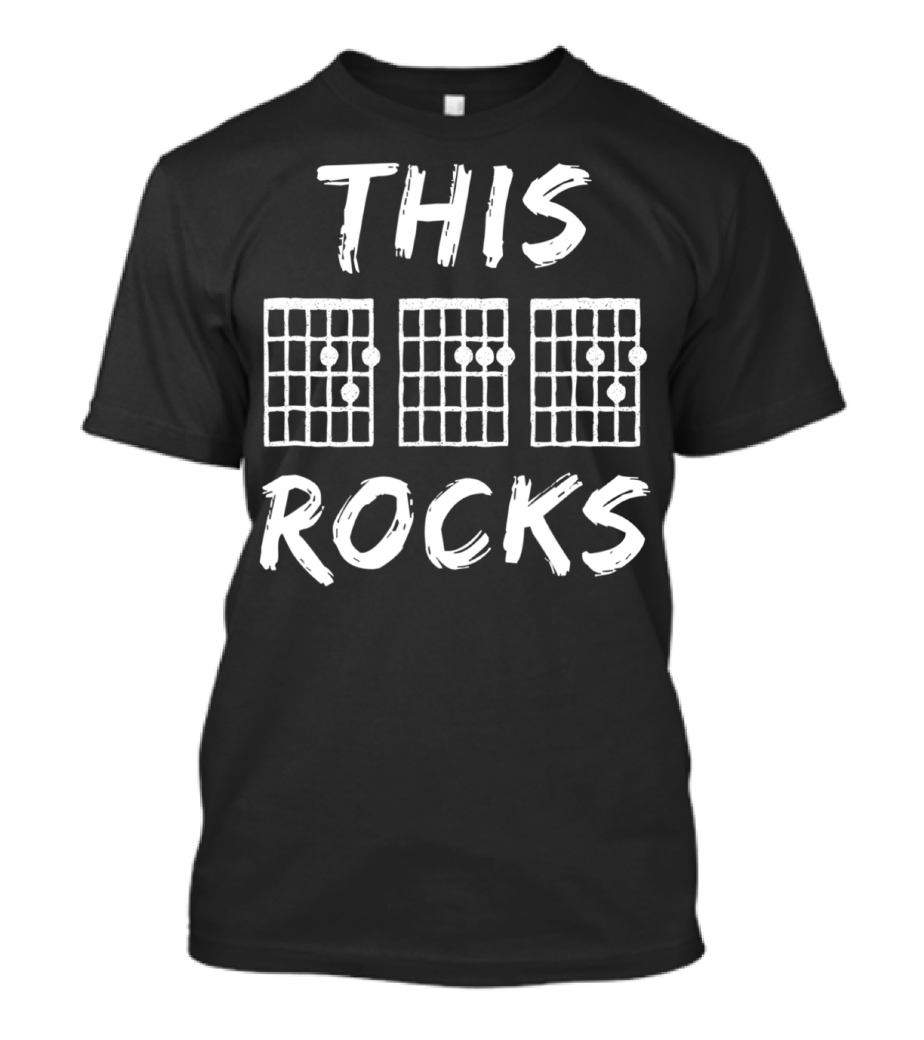 Best Guitar Dad Ever This Rocks Guitar Chord T-Shirt