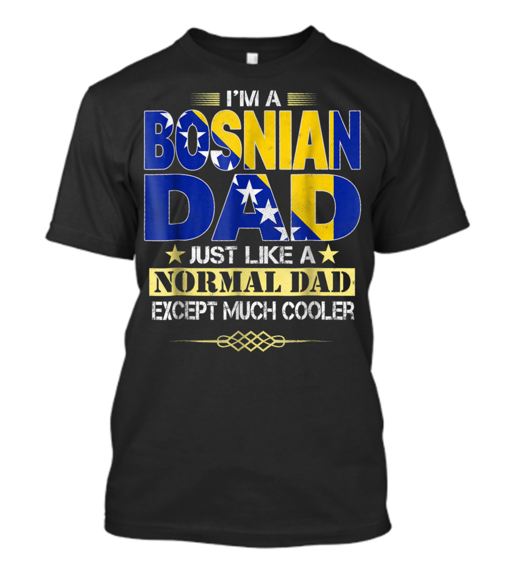 I'm A Bosnian Dad Just Like A Normal Dad Except Much Cooler T-Shirt