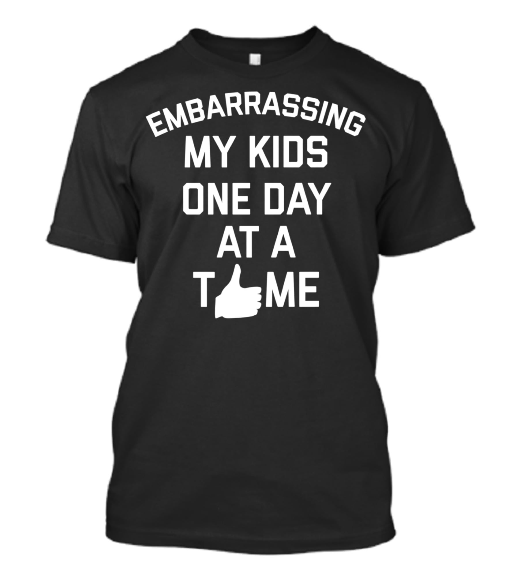 Embarrassing My Kids One Day At A Time Dad Joke T-Shirt