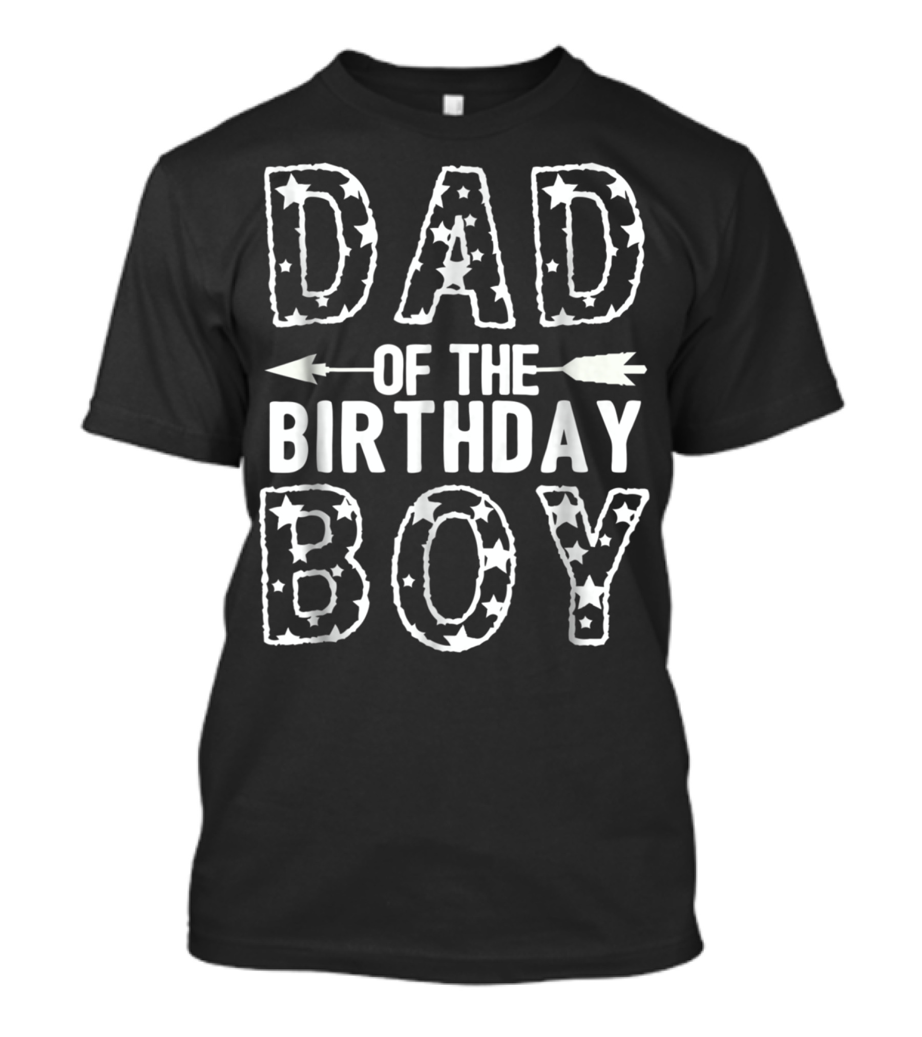 Dad Of The Birthday Boy Stars And Arrow T-Shirt