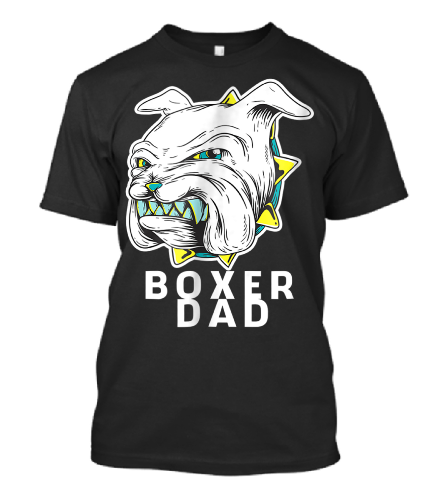 Boxer Dad Dog Lover Fierce Bulldog T-Shirt