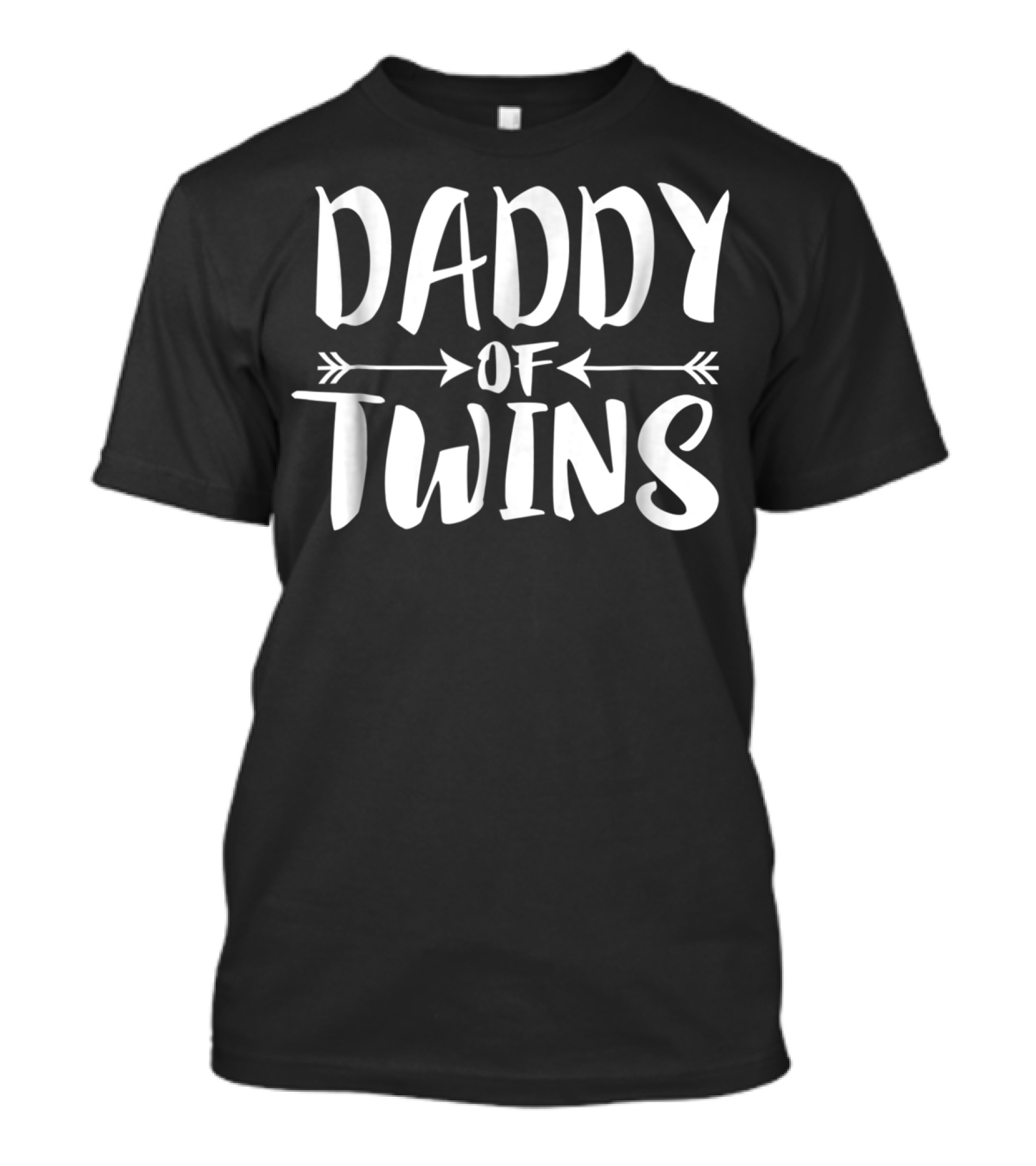 Daddy Of Twins New Dad Father Announcement T-Shirt