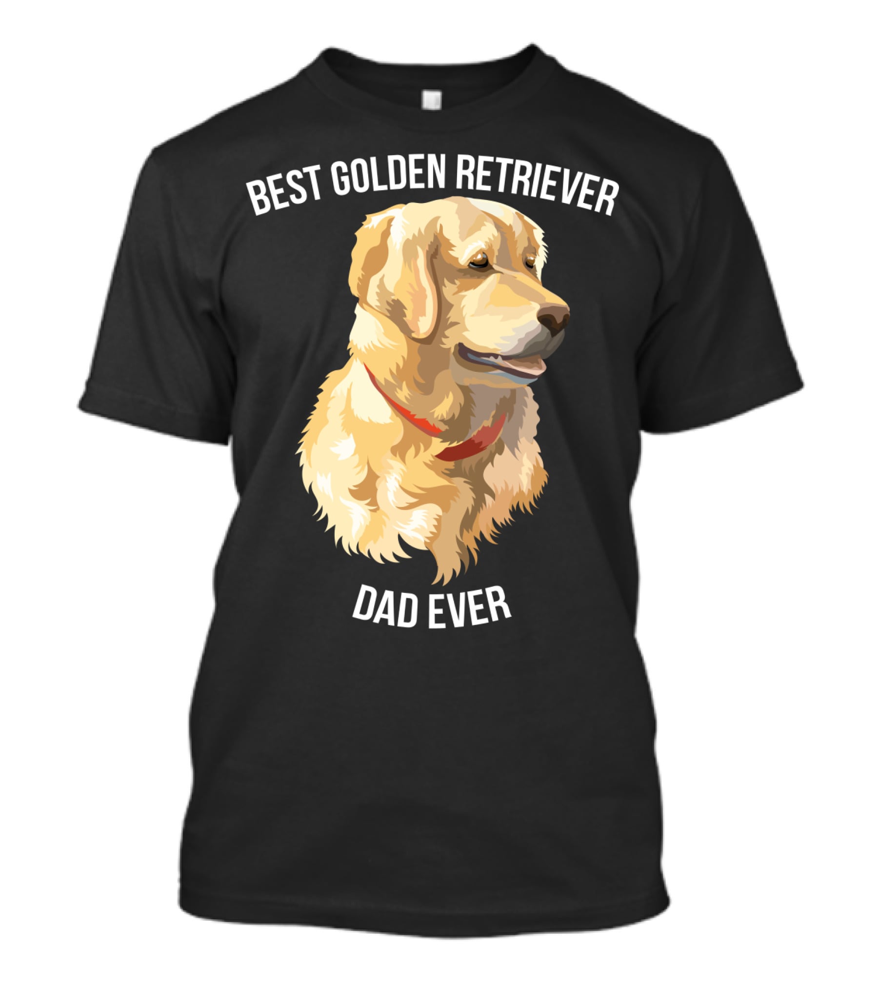 BEST GOLDEN RETRIEVER DAD EVER Retriever Dog Mens77 T-Shirt
