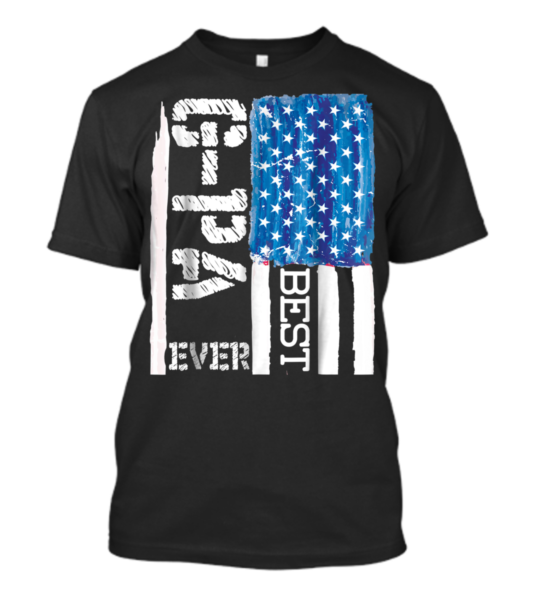 Best GPa Ever Distressed American Flag Best T-Shirt