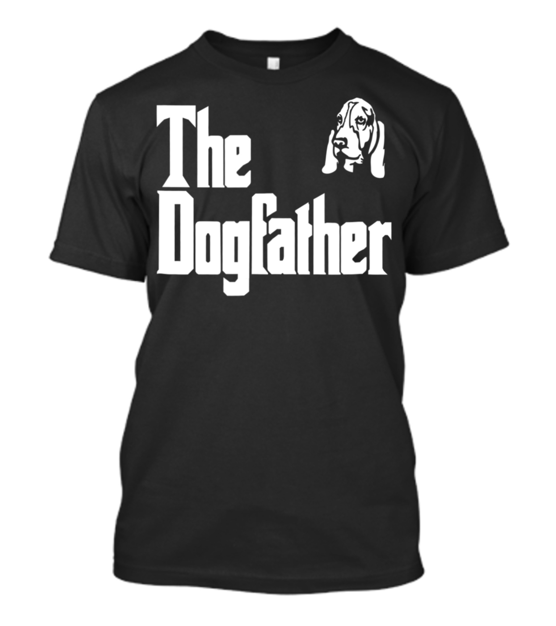 Basset Hound Dad The Dogfather Birthday Gift T-Shirt