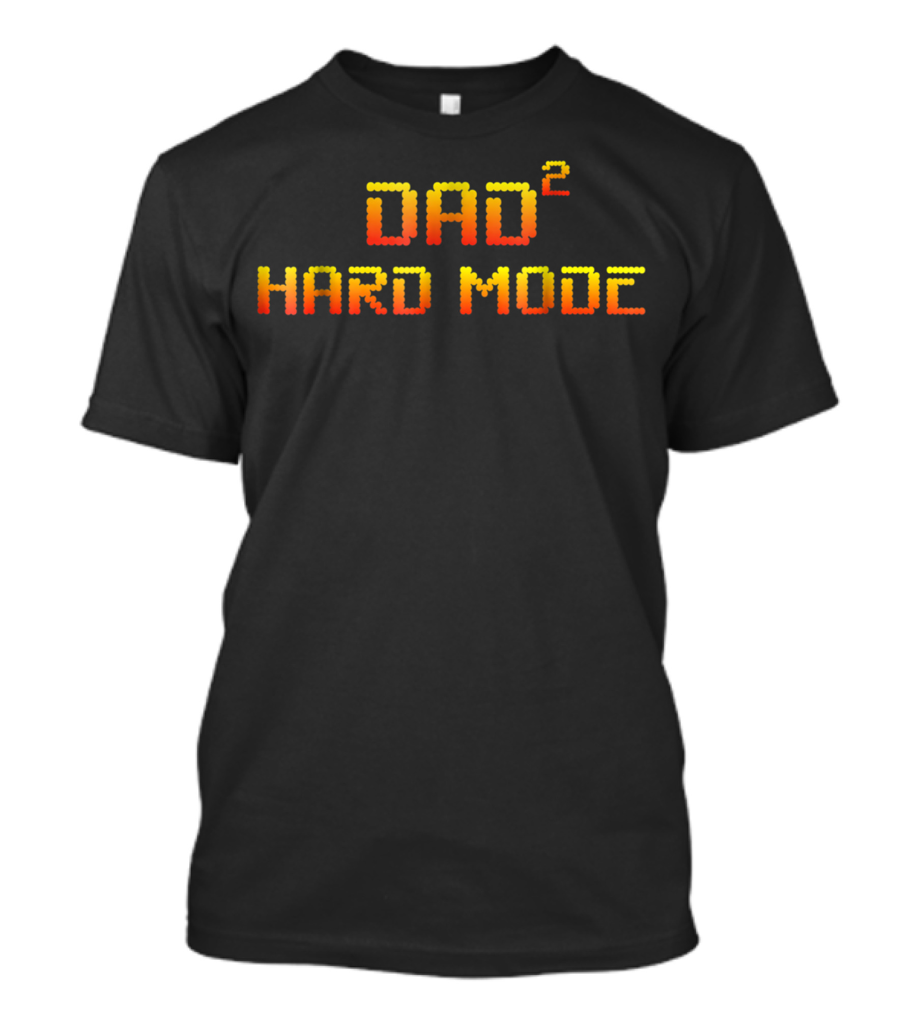 Dad Squared Hard Mode Dad Of Two T-Shirt