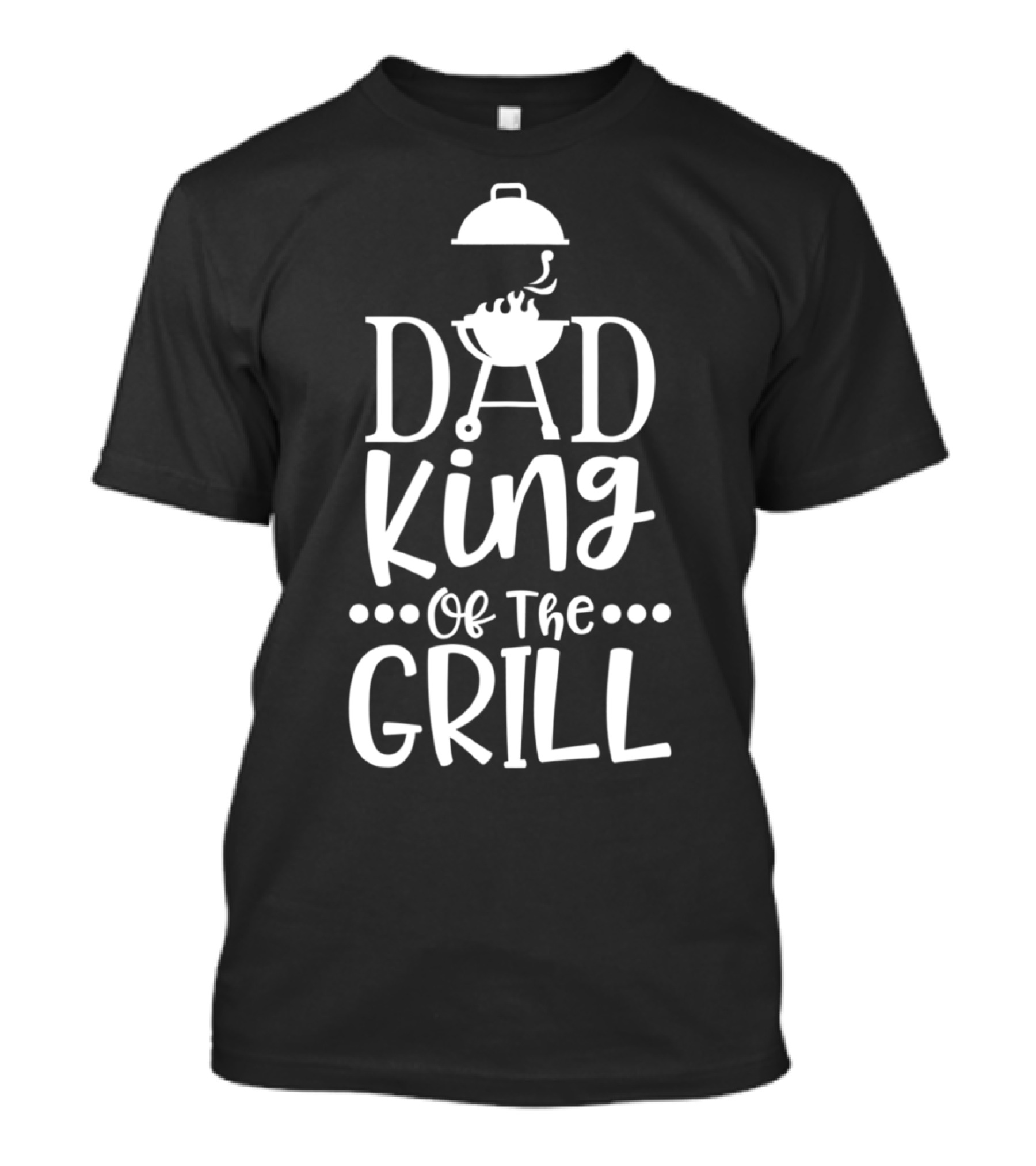 Dad King Of The Grill BBQ Master Grilling Chef T-Shirt