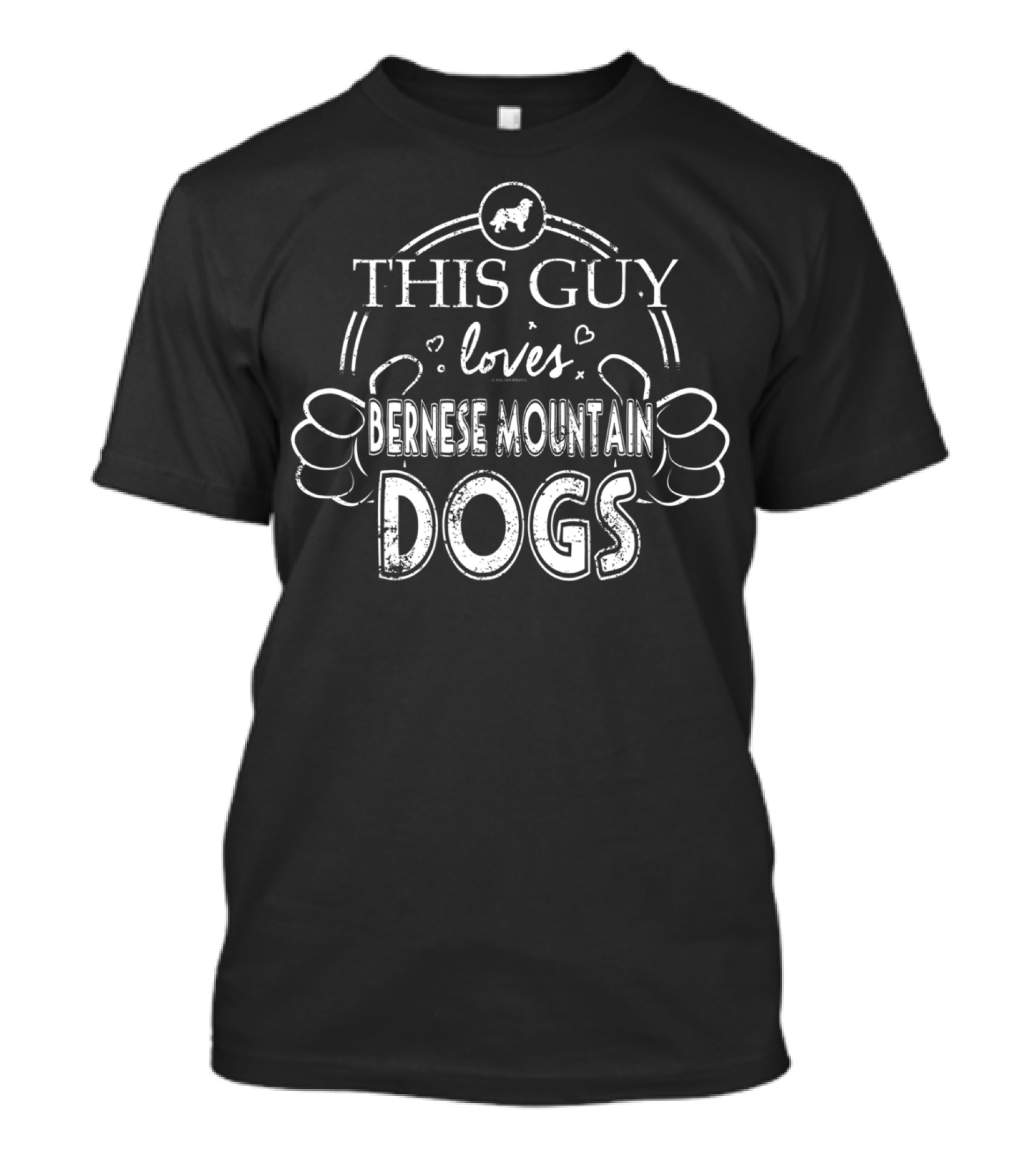 This Guy Loves Bernese Mountain Dogs T-Shirt