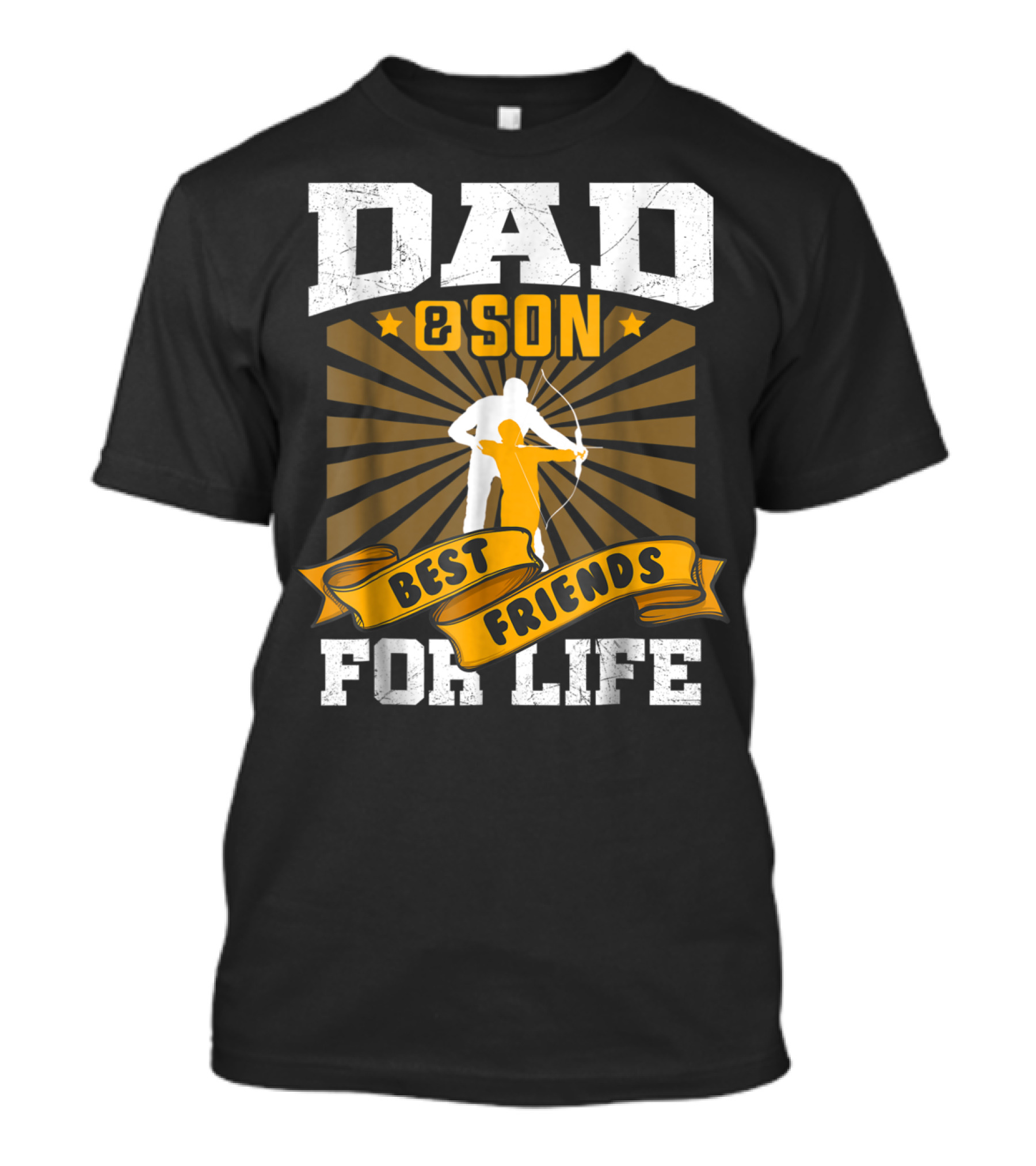 Dad Son Best Friends Archer Life T-Shirt
