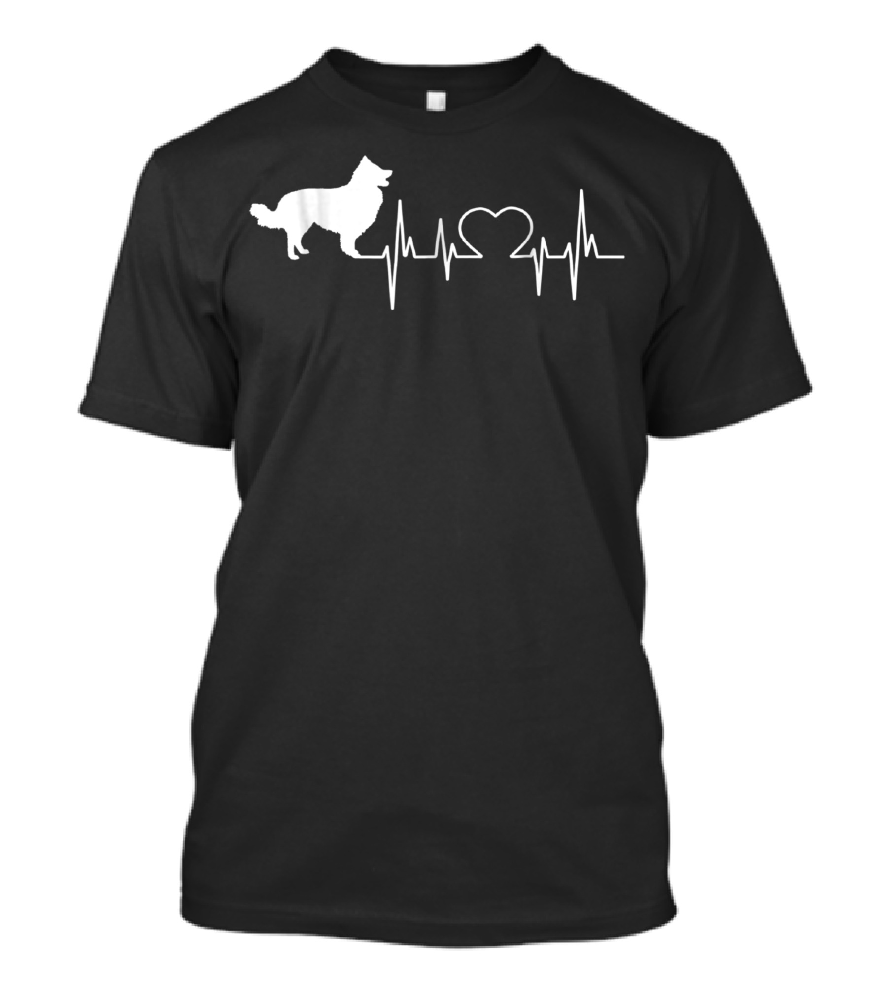 Border Collie Heartbeat Pulse T-Shirt