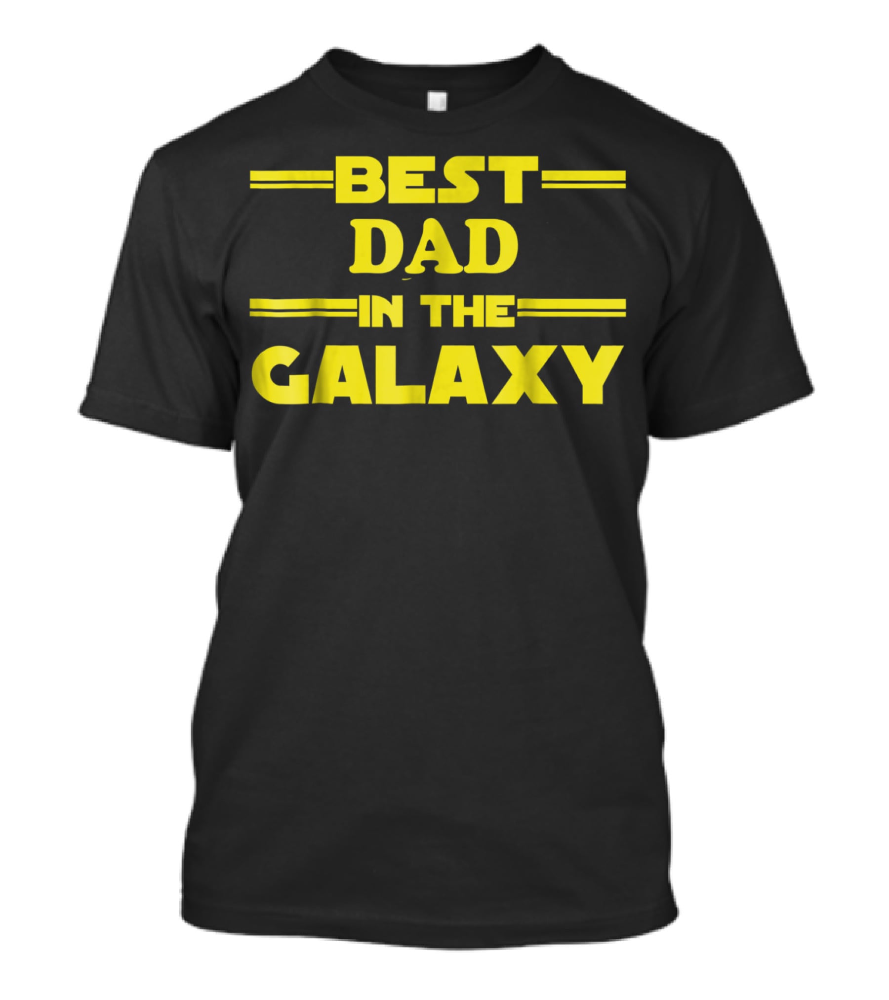 Best Dad In The Galaxy Nerdy Father Star Wars Inspired T-Shirt