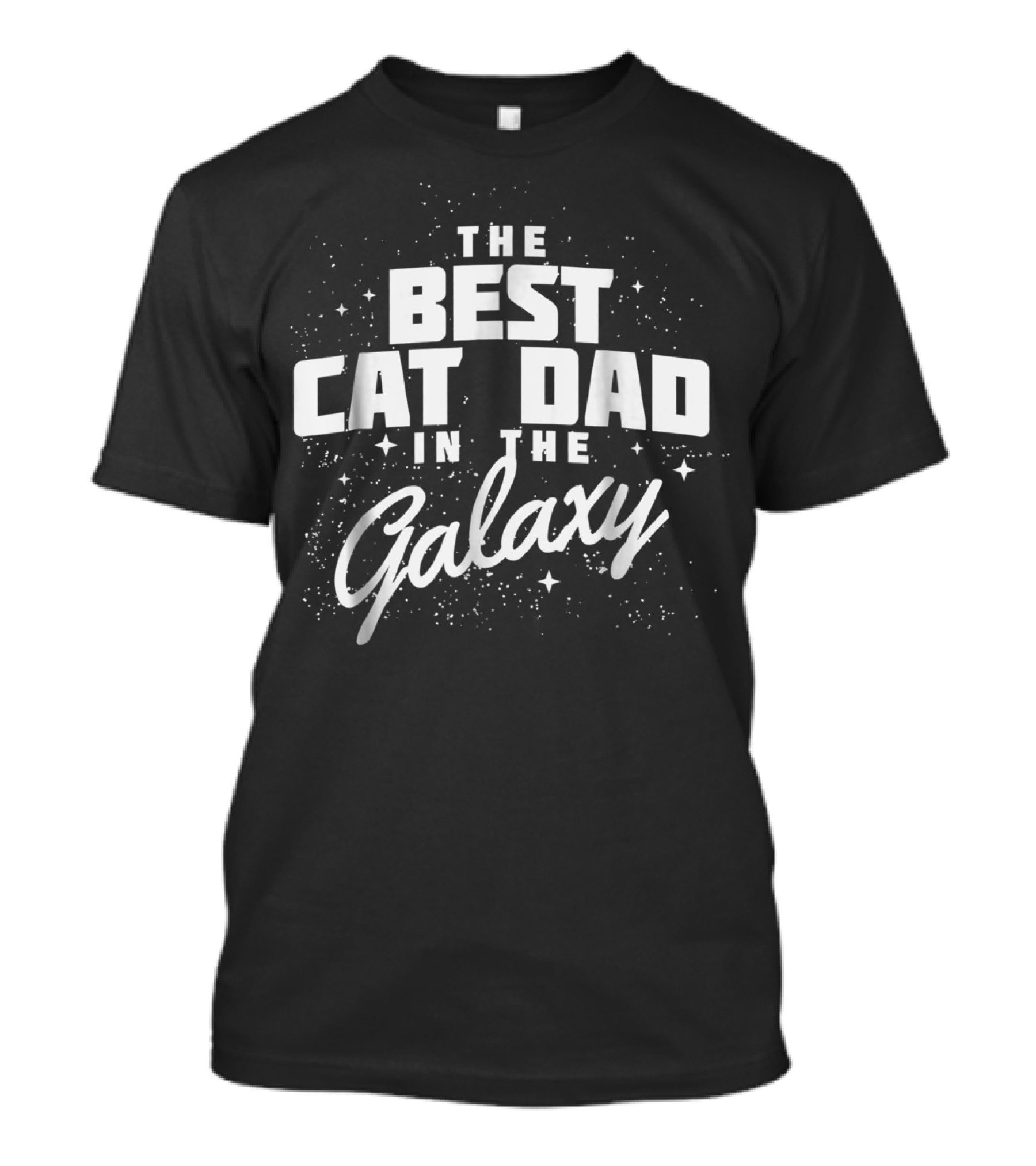 The Best Cat Dad In The Galaxy Men69 Kitten Lover T-Shirt