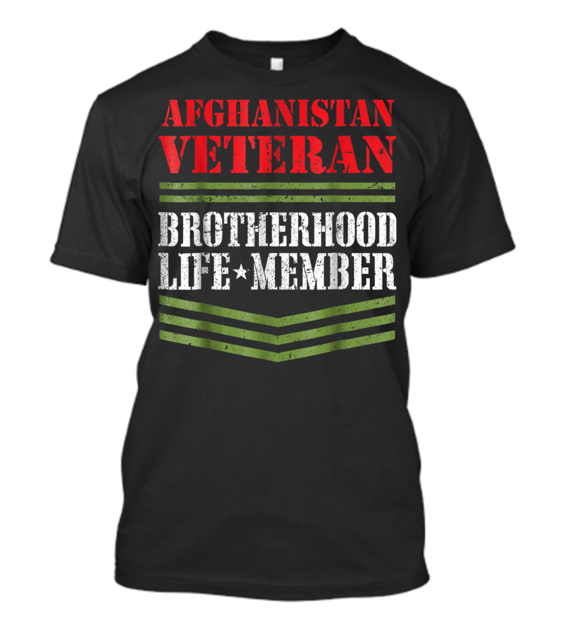 Afghanistan Veteran Brotherhood Life Member Dad Grandpa Veterans Day T-Shirt