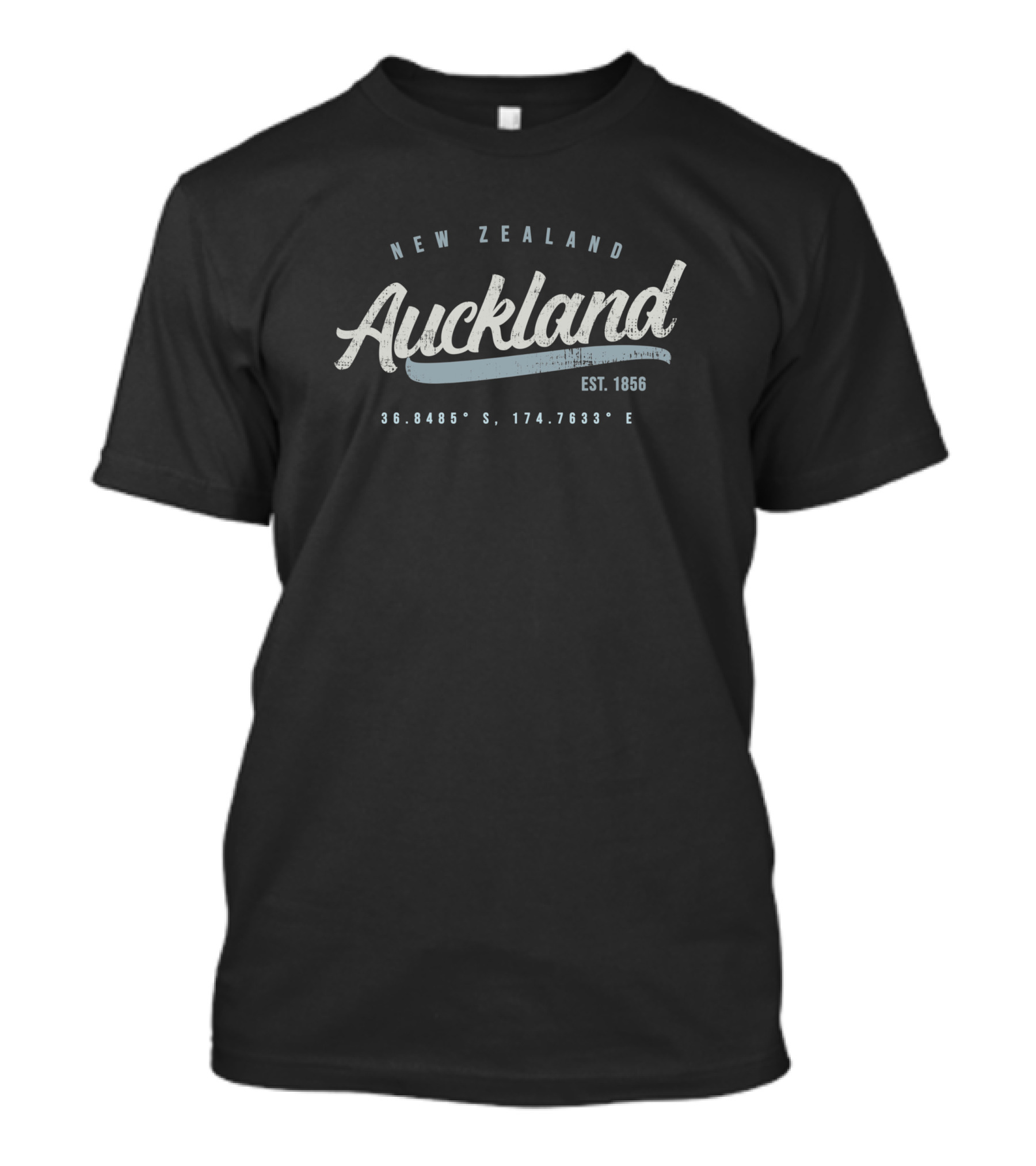 New Zealand Auckland Est. 1856 Coordinates 36.8485°S 174.7633°E T-Shirt