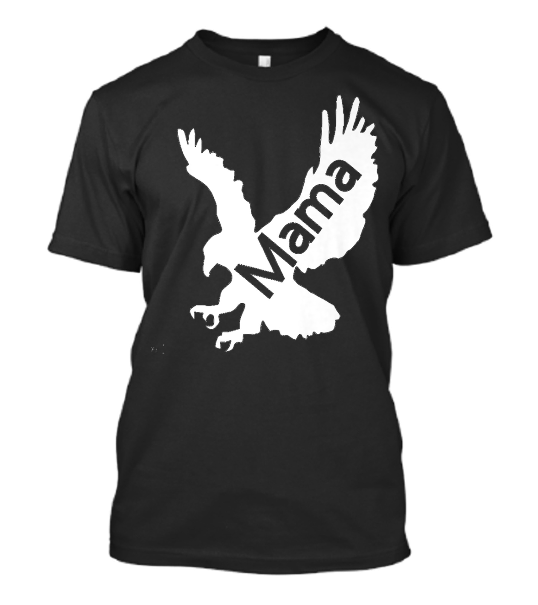 Mama Hawk Eagle Protective Mom Dark T-Shirt