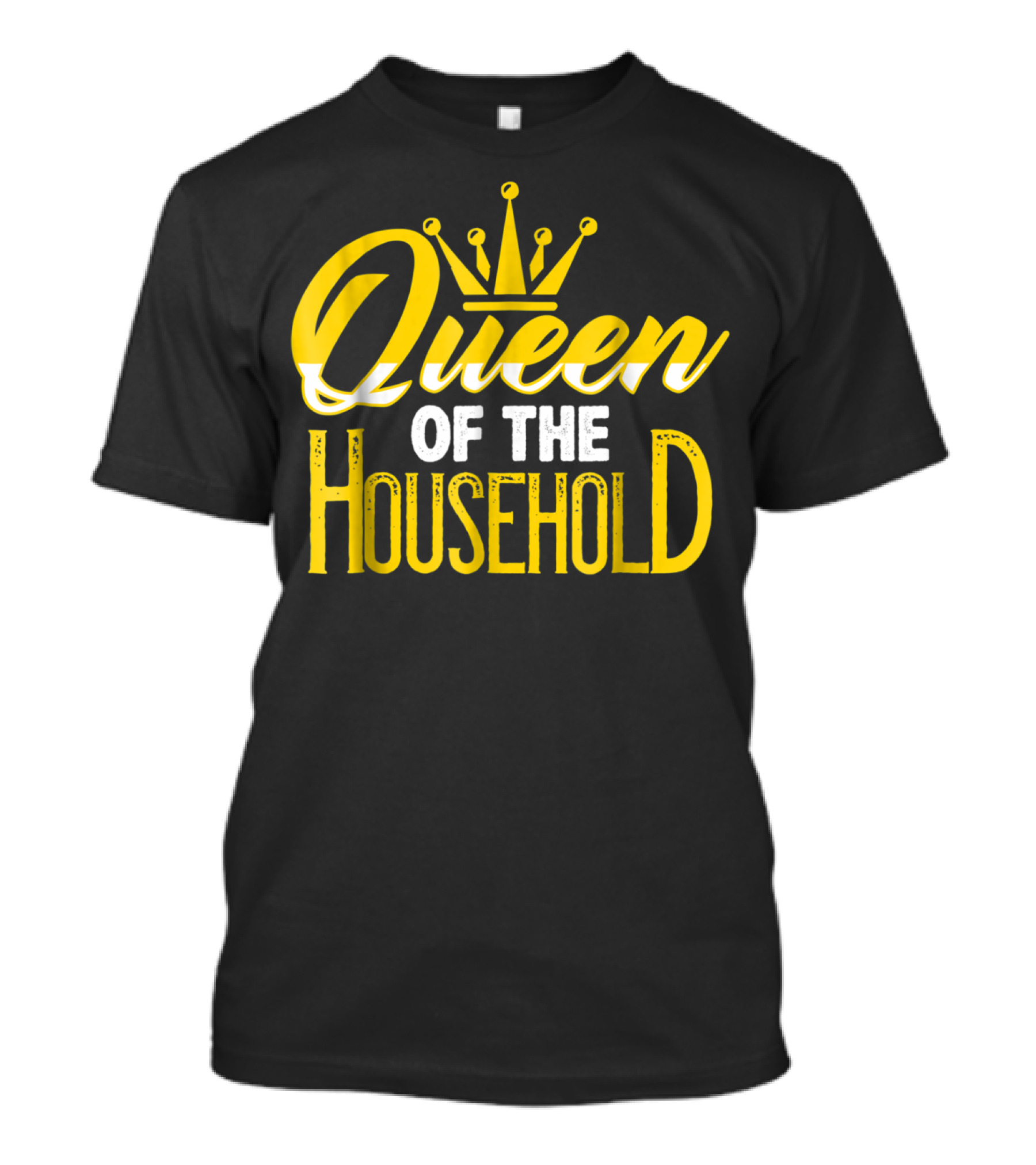 Queen Of The Household Funny Mom Life Soccer T-Shirt