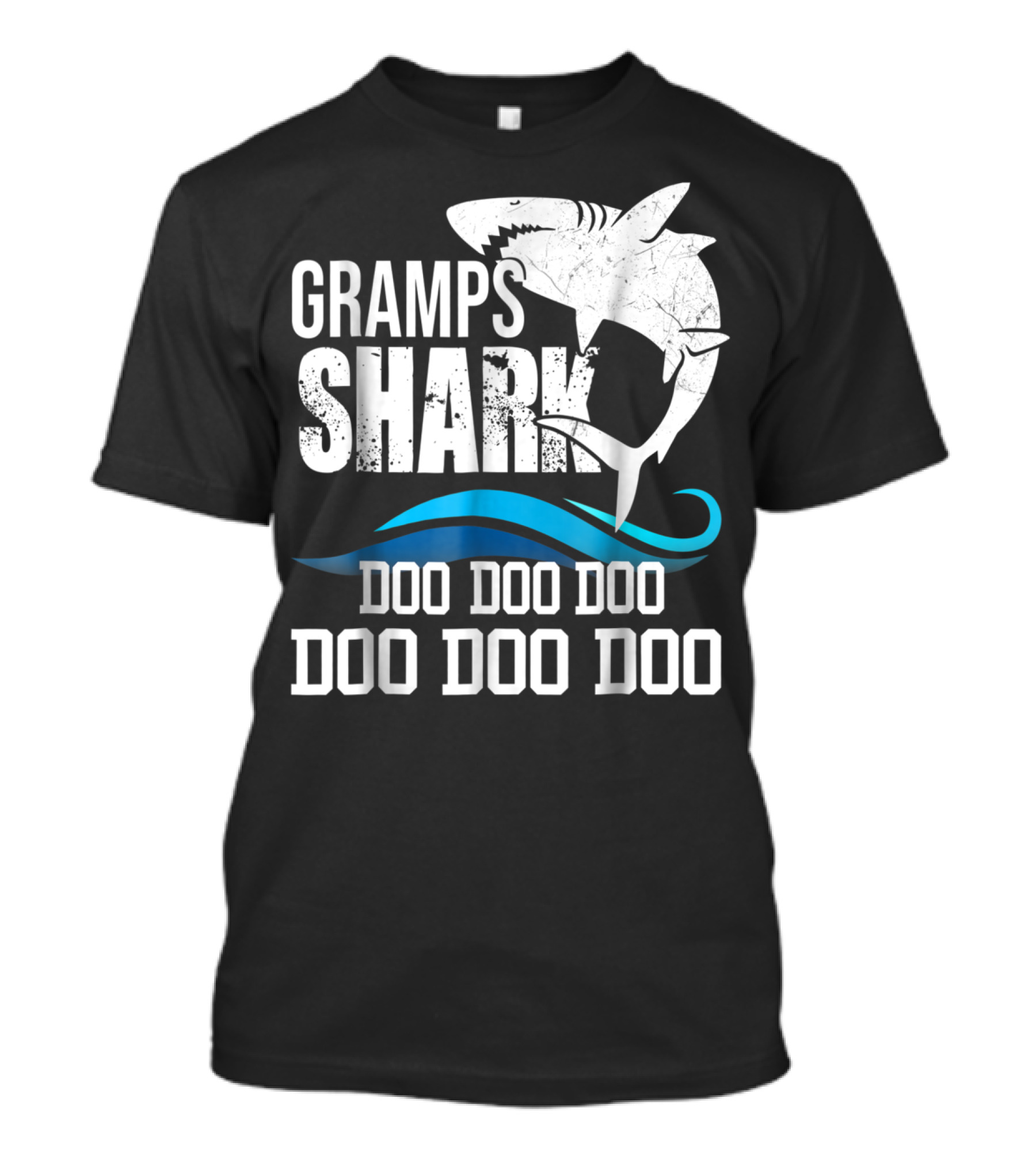 Gramps Shark Doo Doo Doo Mother Mom Grandma Halloween Christmas43 T-Shirt