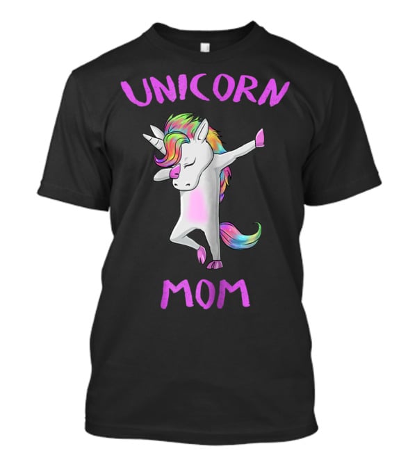 Unicorn Mom Dabbing Rainbow Unicorn Dab T-Shirt