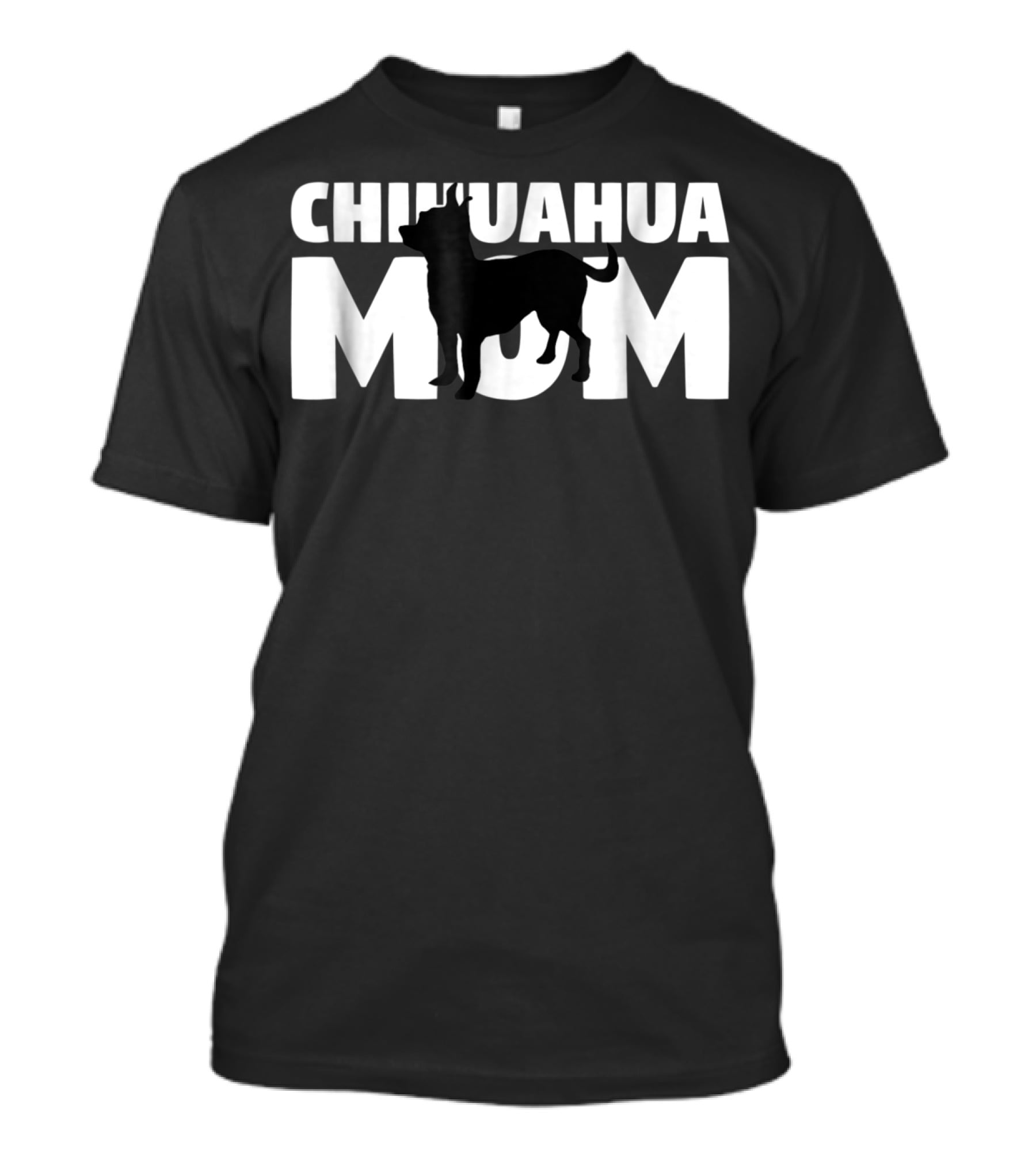 Chihuahua Mom Silhouette Dog Lover Mother's Day Gift T-Shirt