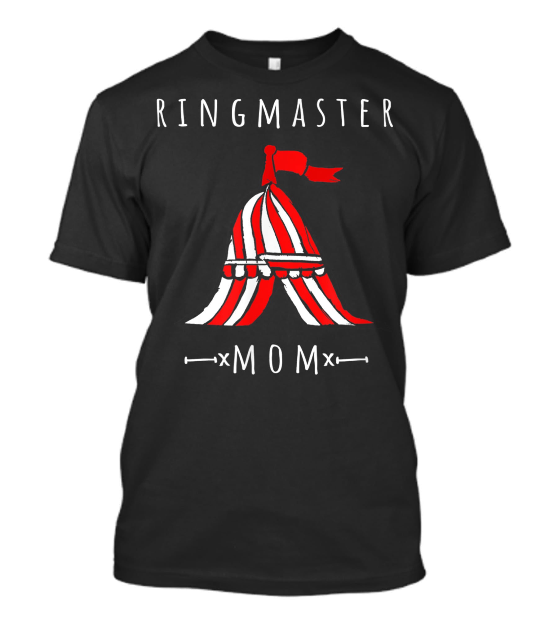 Ringmaster Mom Circus Themed Party Family Fun T-Shirt