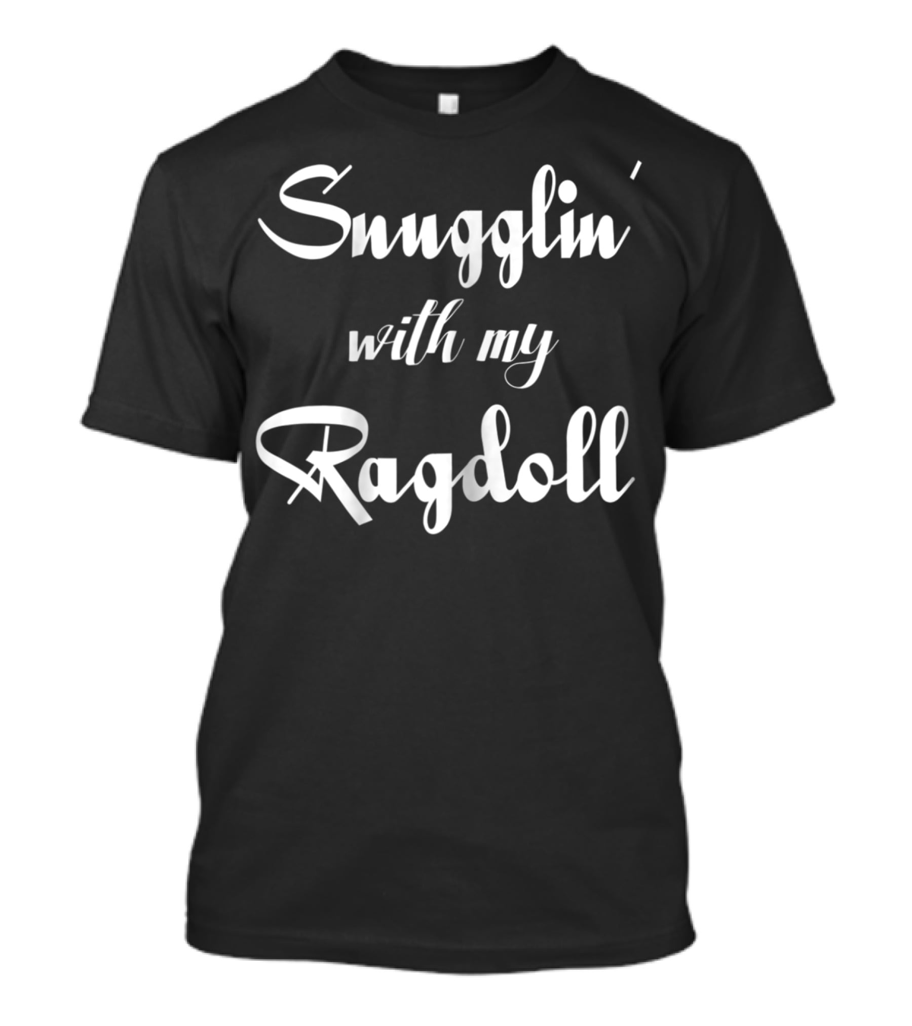 Ragdoll Cat Mom Snugglin' With My Ragdoll Lover Mama T-Shirt