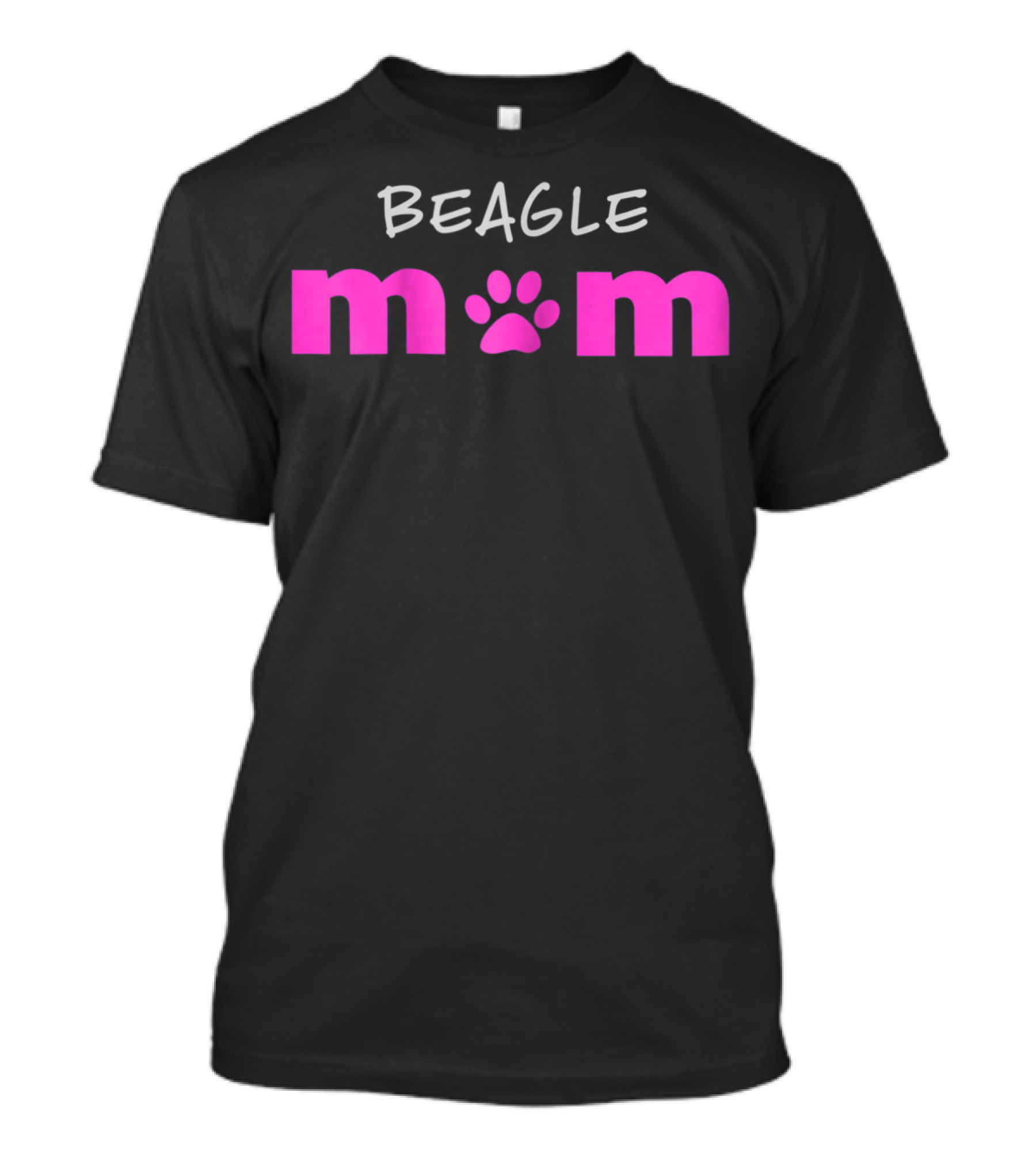 Beagle Mom Paw Prints T-Shirt