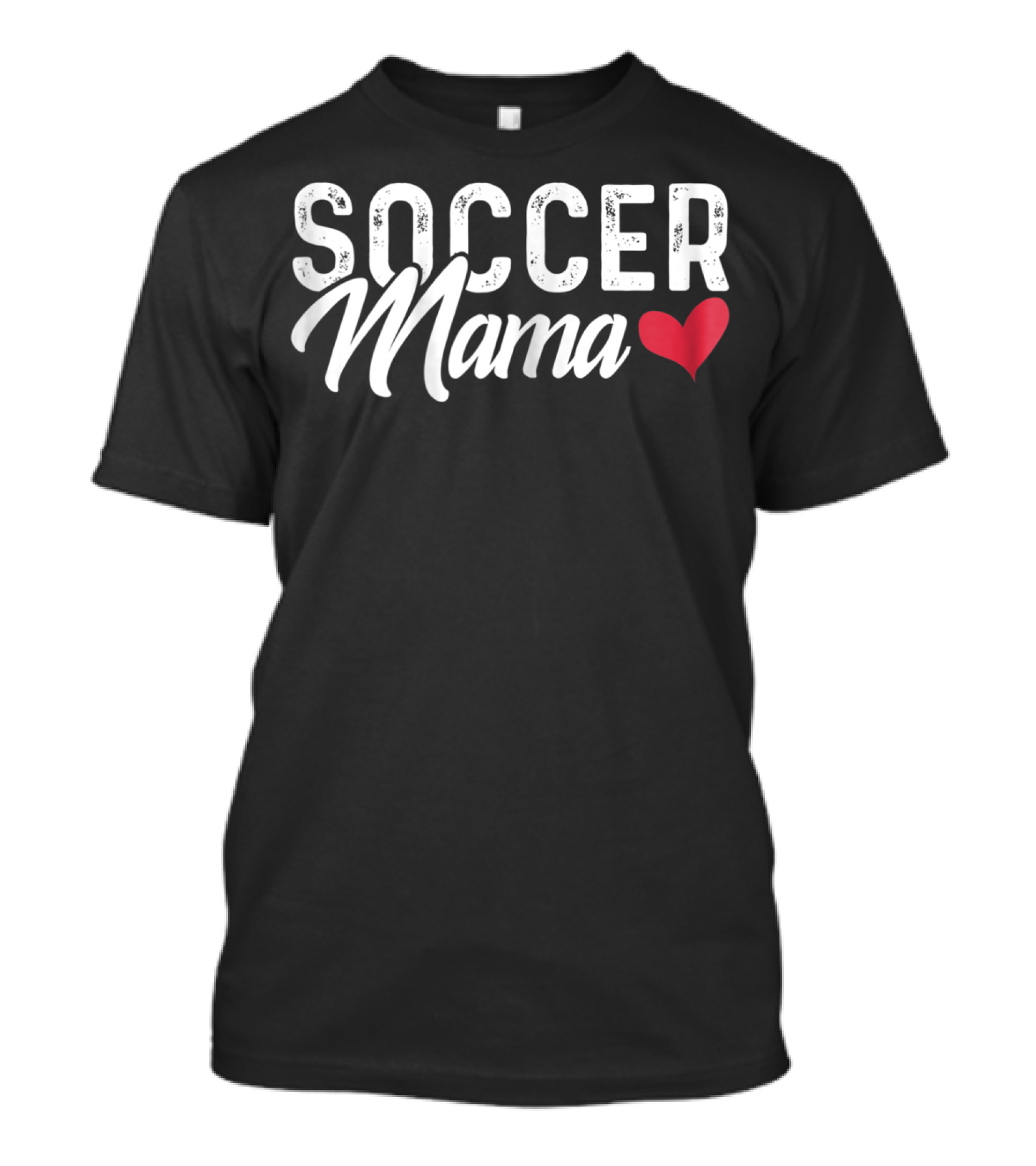 Soccer Mama Heart Football Mom T-Shirt