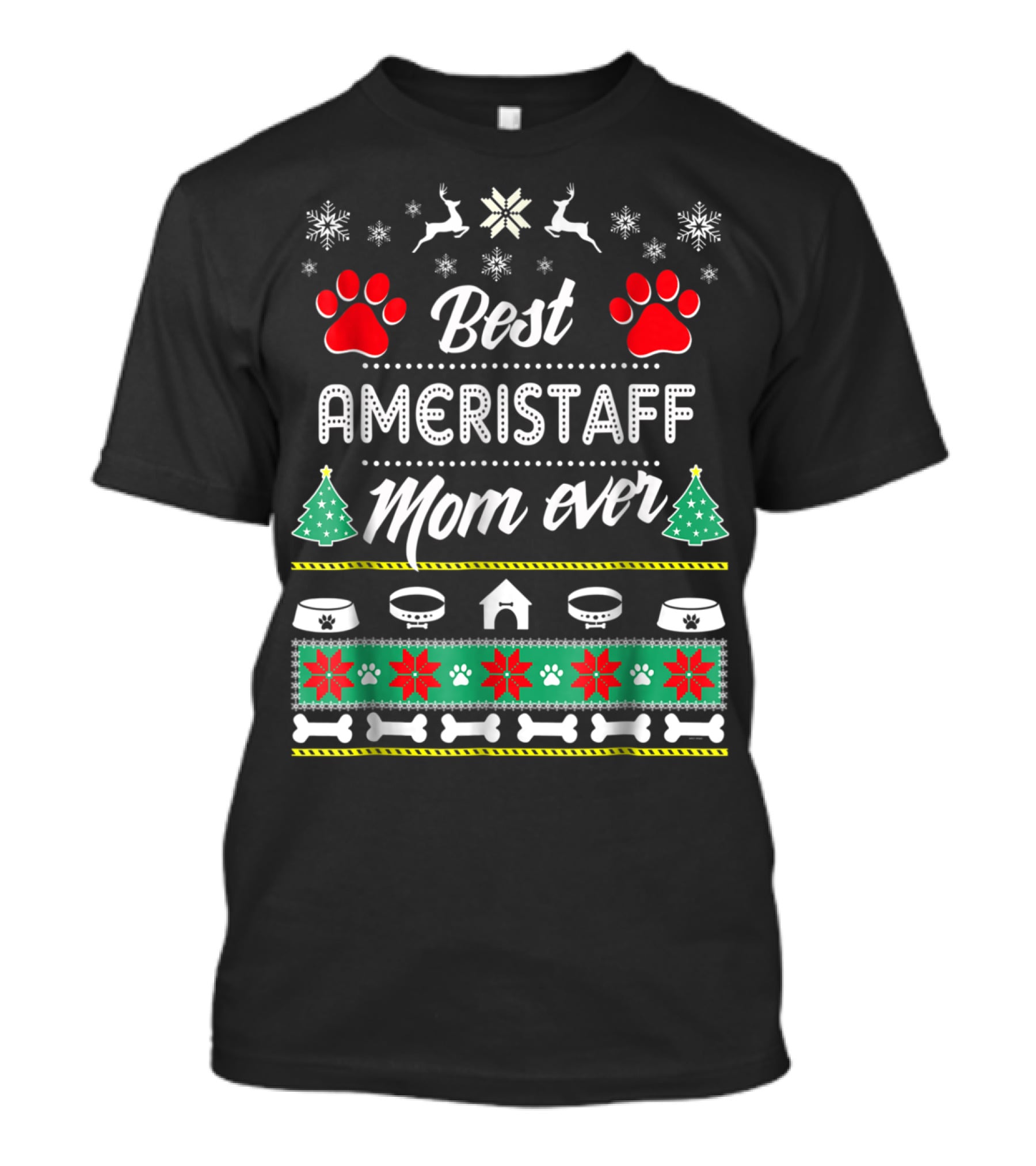 Best Ameristaff Mom Ever Christmas T-Shirt