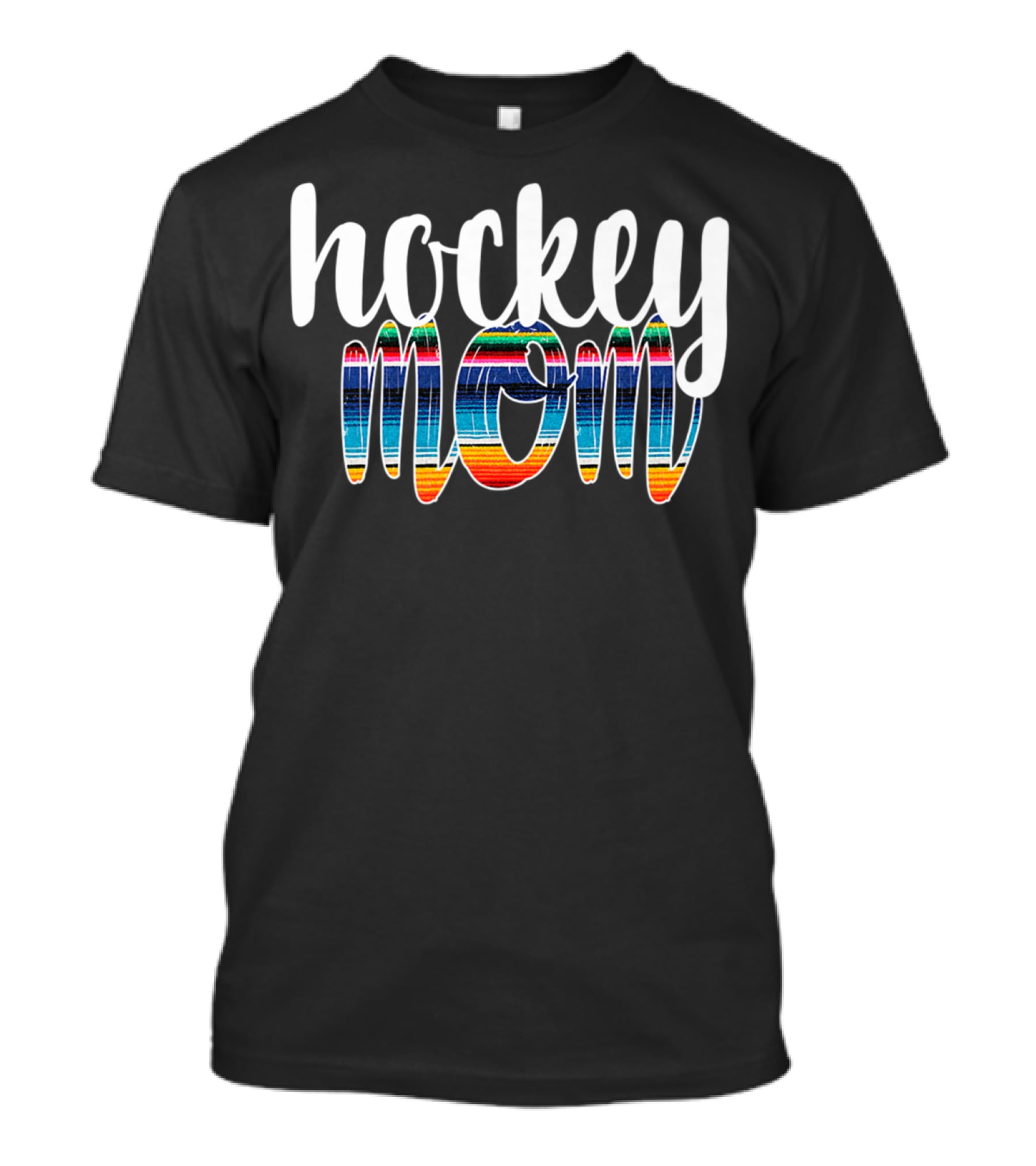 Hockey Mom Boho Serape Stripes T-Shirt