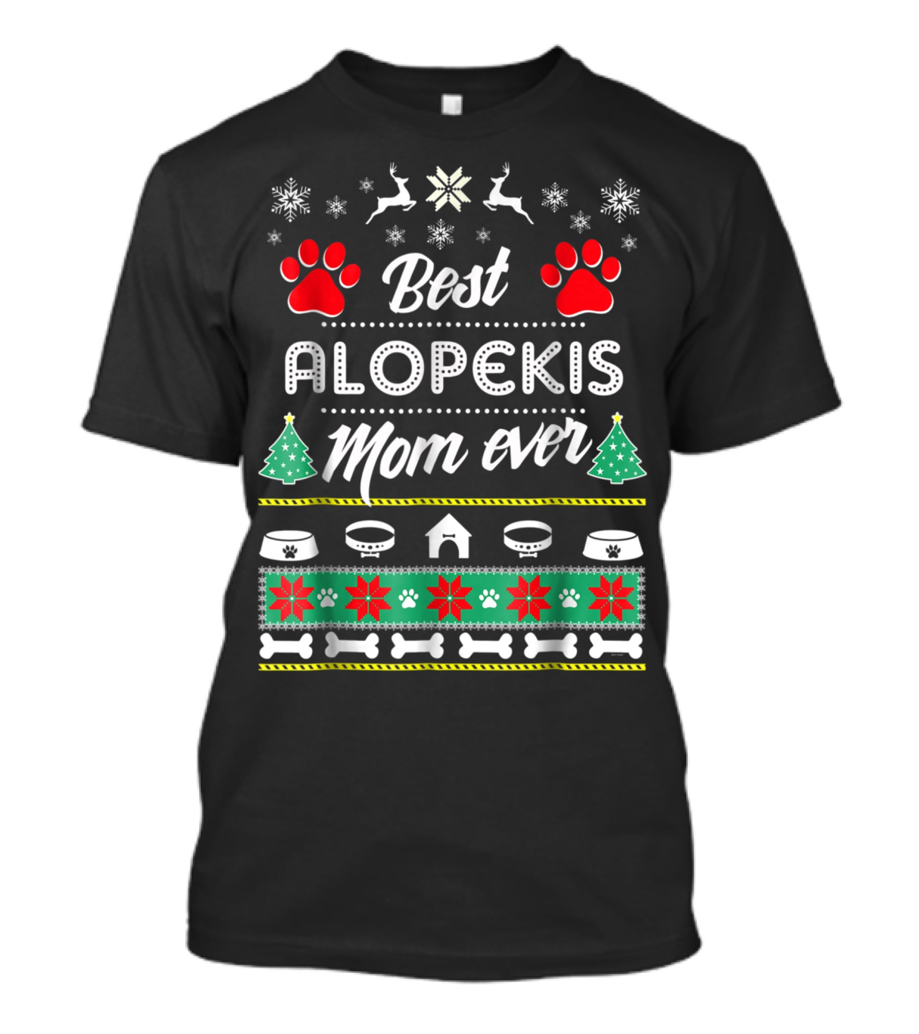 Best Alopekis Mom Ever Christmas T-Shirt