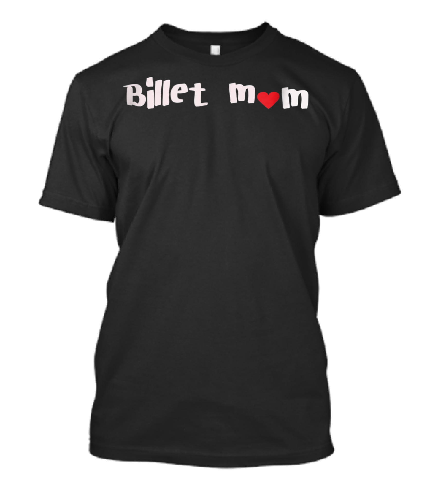 Billet Mom Heart Junior Hockey T-Shirt