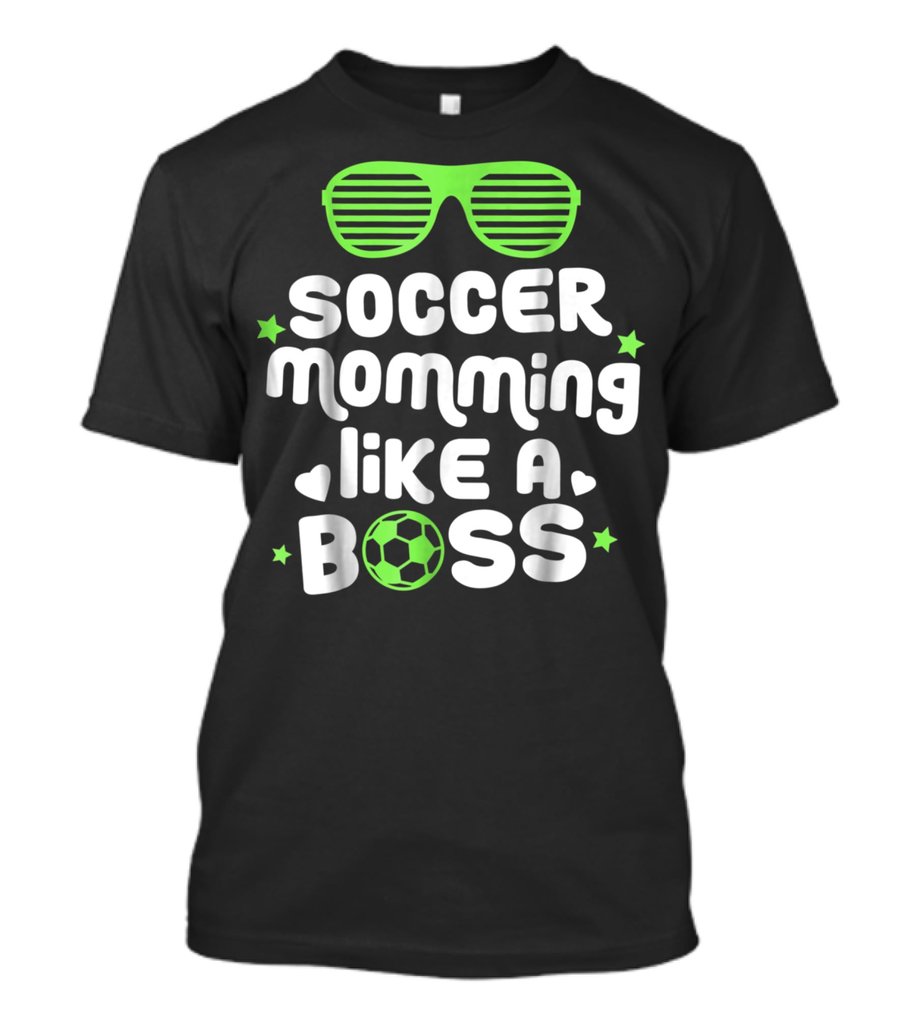 Soccer Momming Like A Boss Funny Cute Futbol Moms T-Shirt