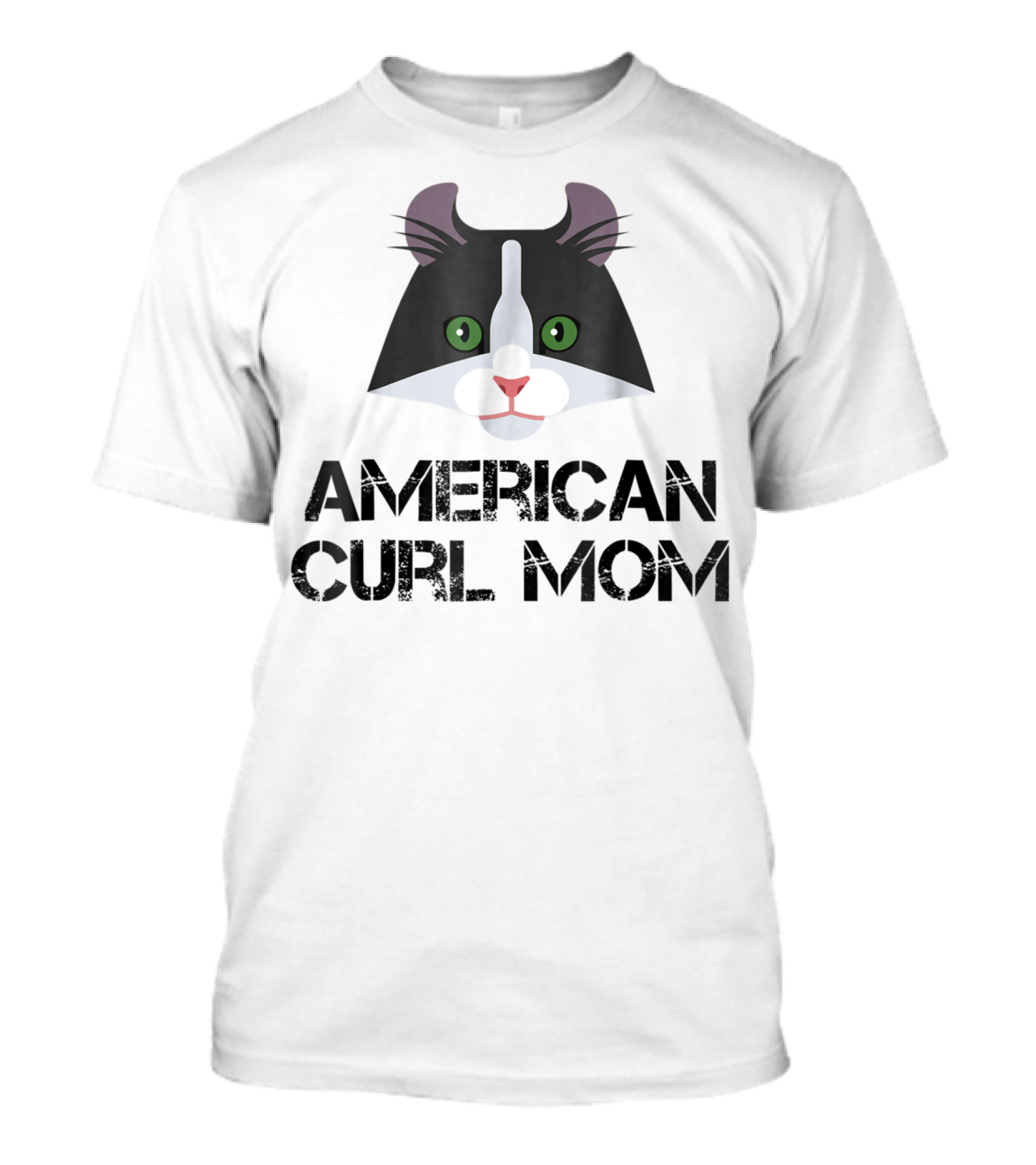 American Curl Mom Cat Lover T-Shirt