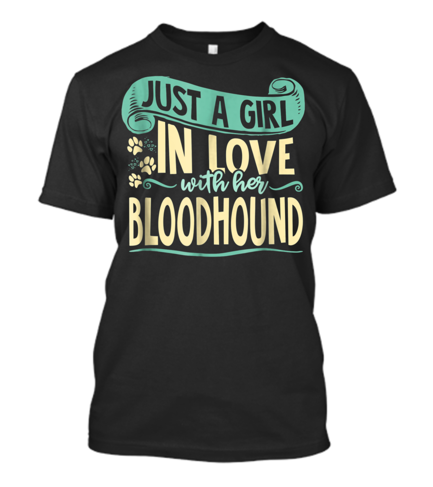 Just A Girl In Love With Her Bloodhound T-Shirt