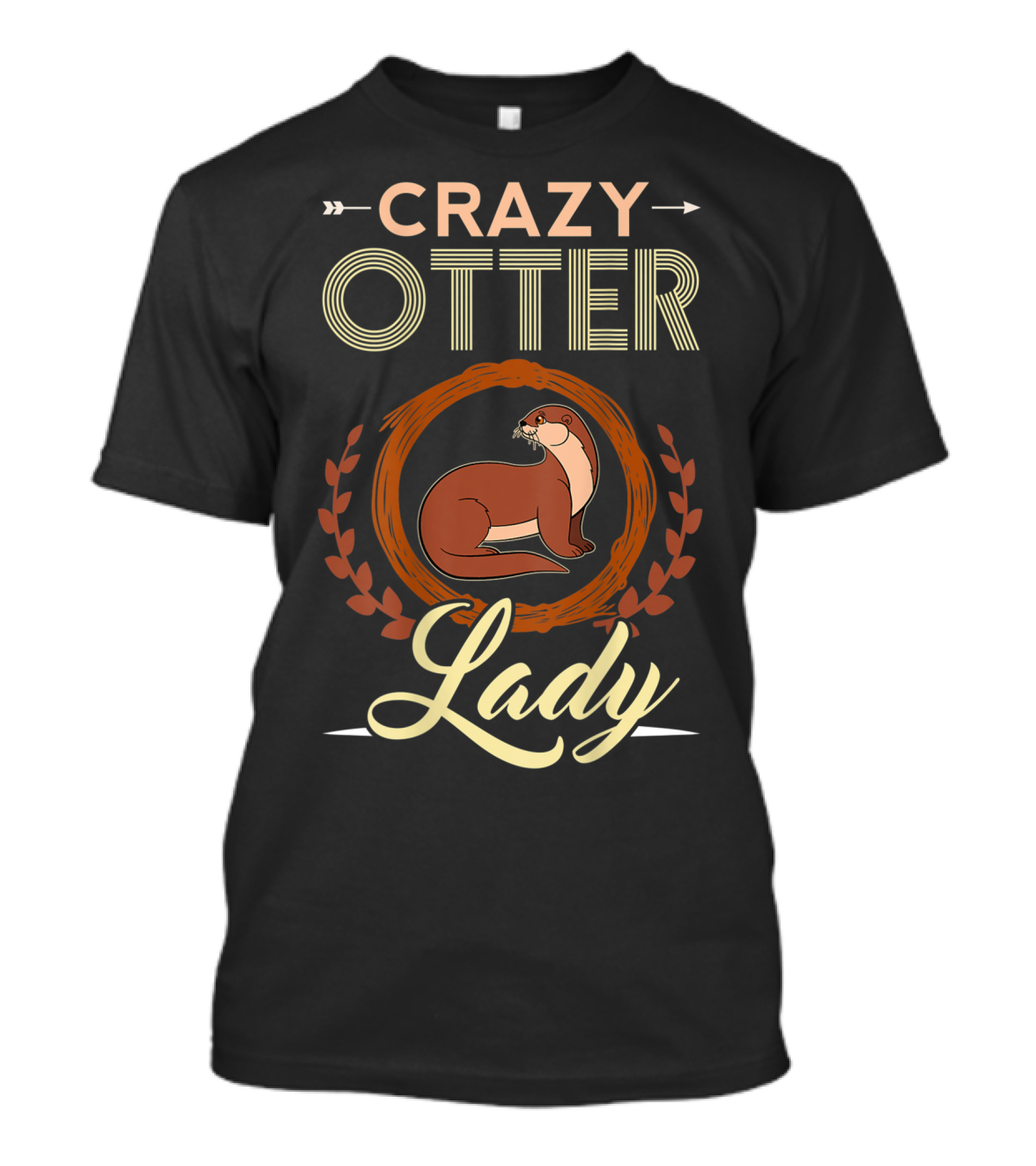 Crazy Otter Lady T-Shirt