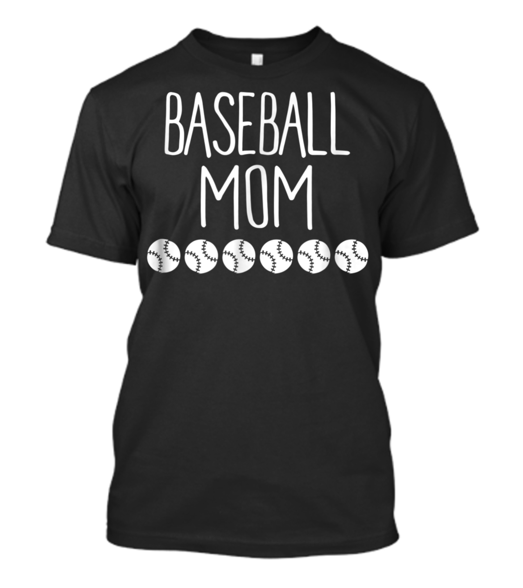 Baseball Mom Sports Cute Baseballs T-Shirt