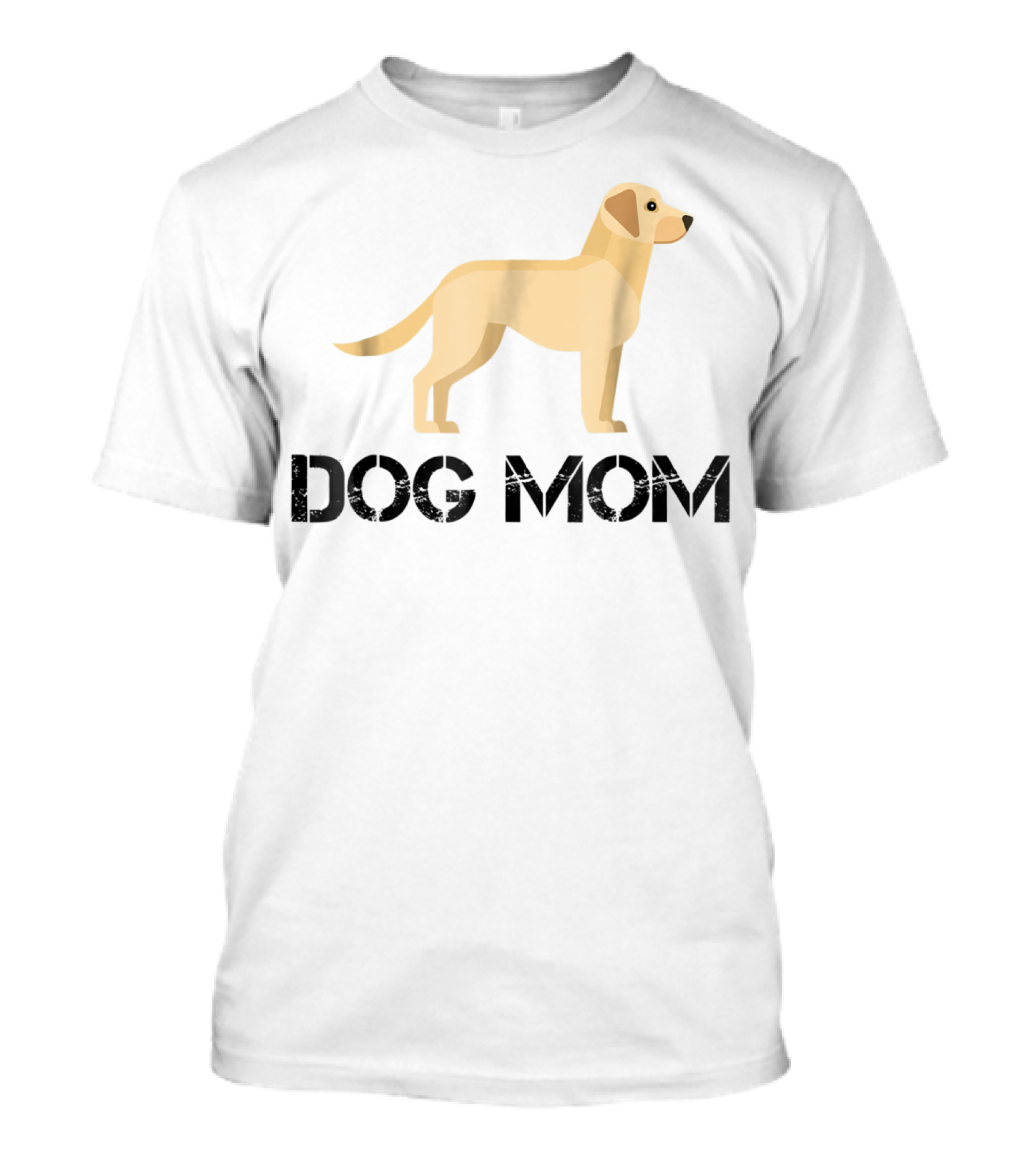 Dog Mom Yellow Lab T-Shirt