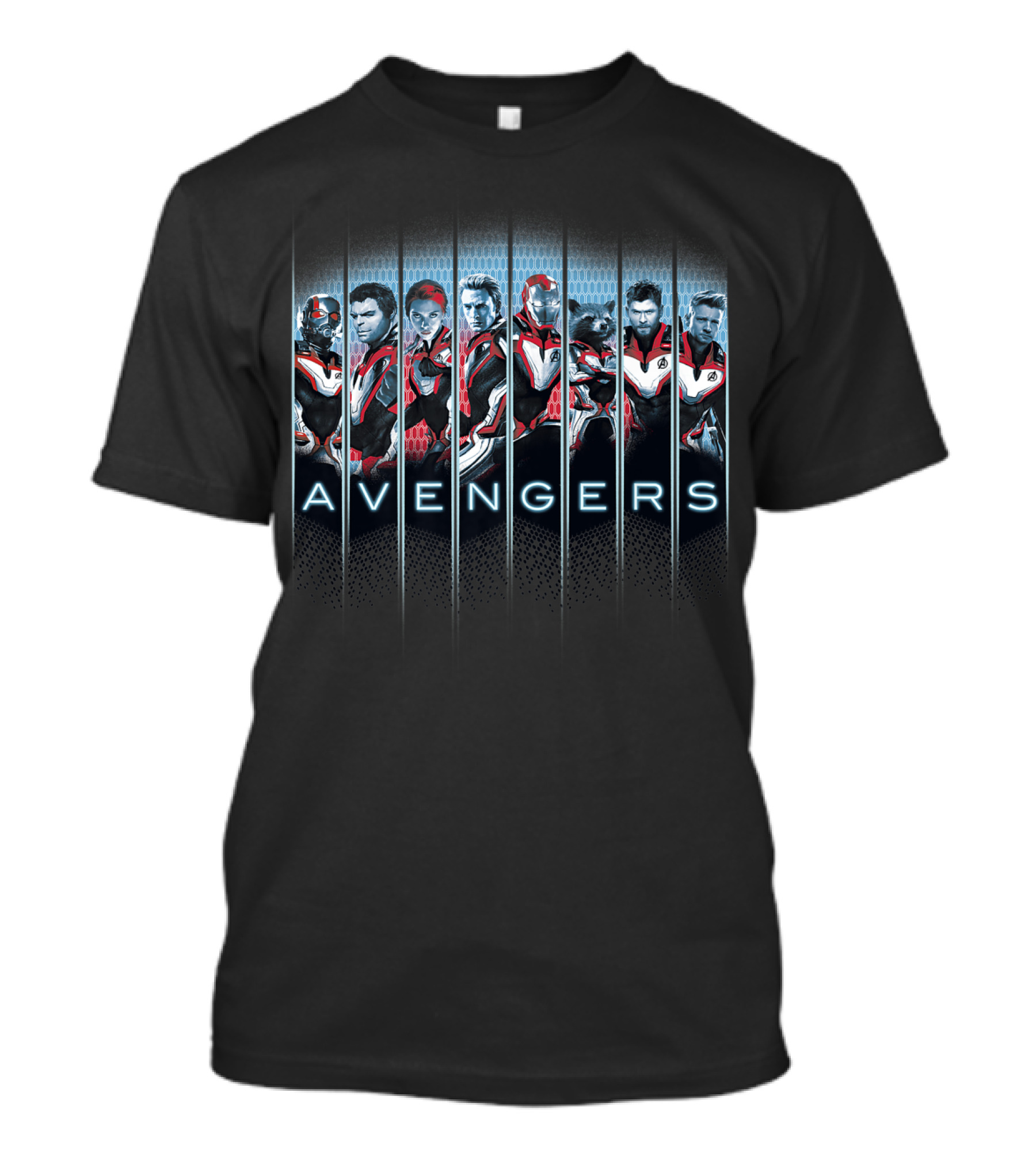 Avengers Endgame Characters In Quantum Suits T-Shirt