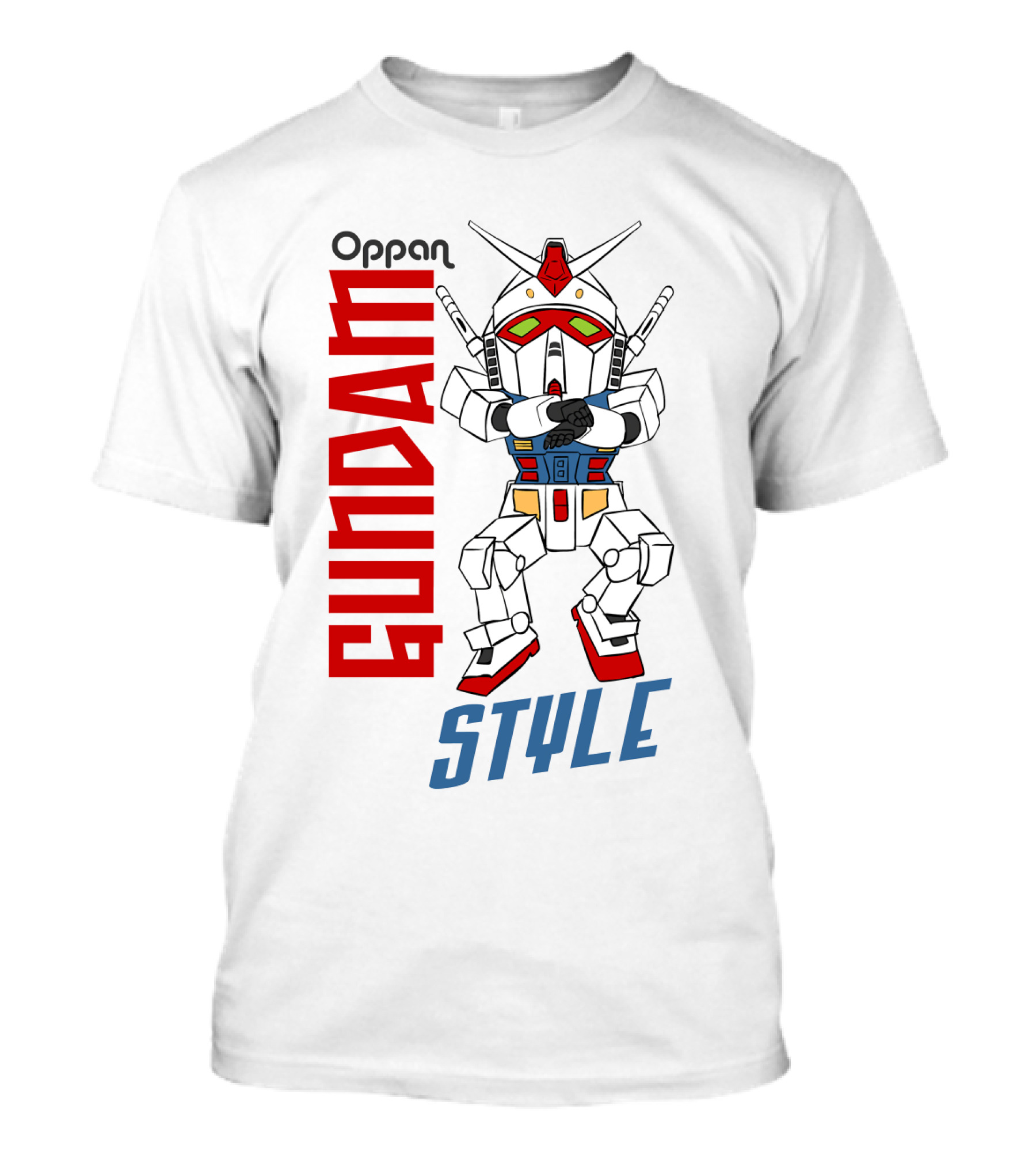 Oppan Gundam Style Vintage Mecha Dance T-Shirt