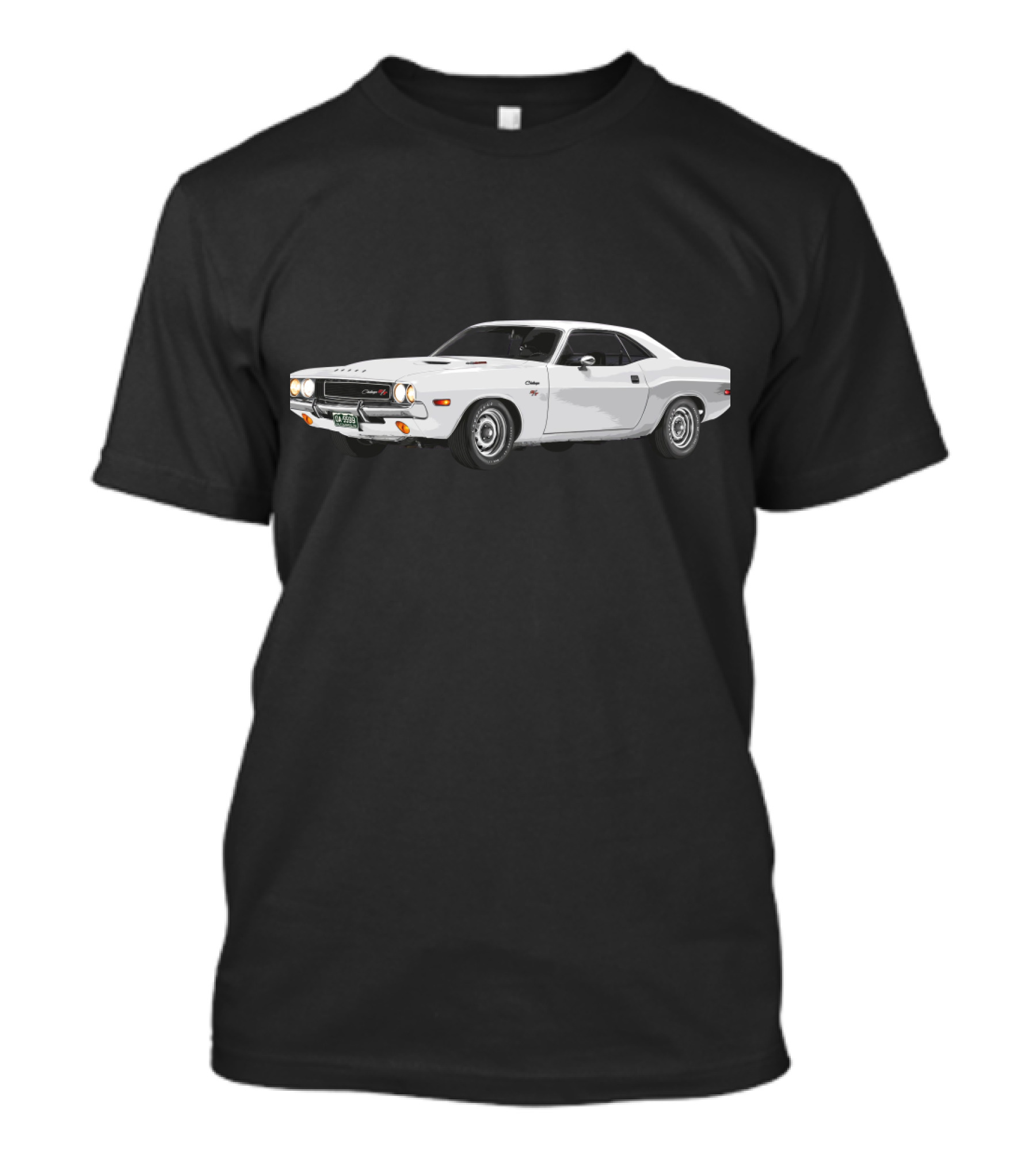 Vanishing Point 2.1 Classic White Muscle Car T-Shirt
