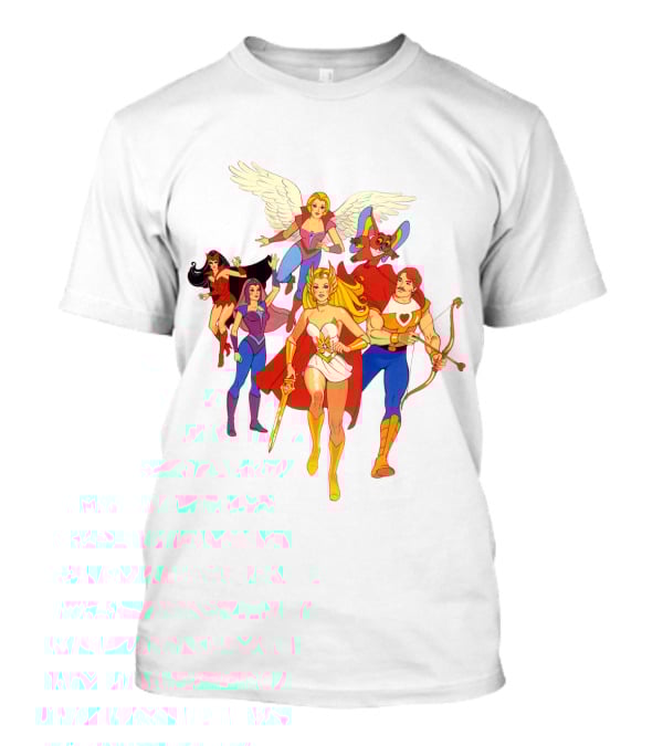 She Ra Princess Of Power Heroes Group T-Shirt