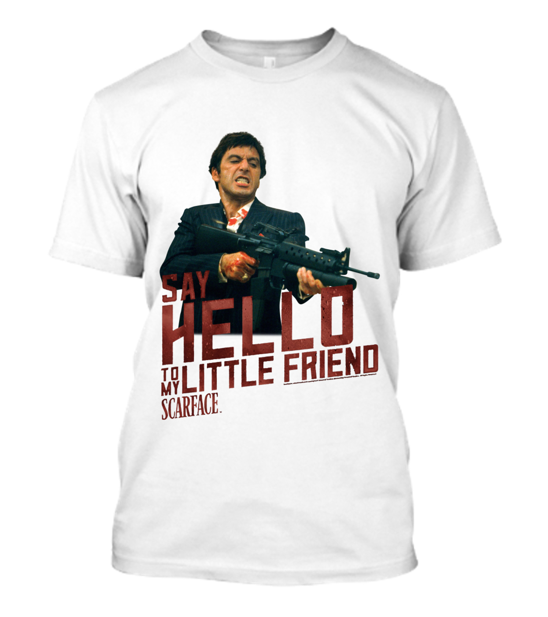 Say Hello To My Little Friend Scarface Movie Iconic Scene T-Shirt