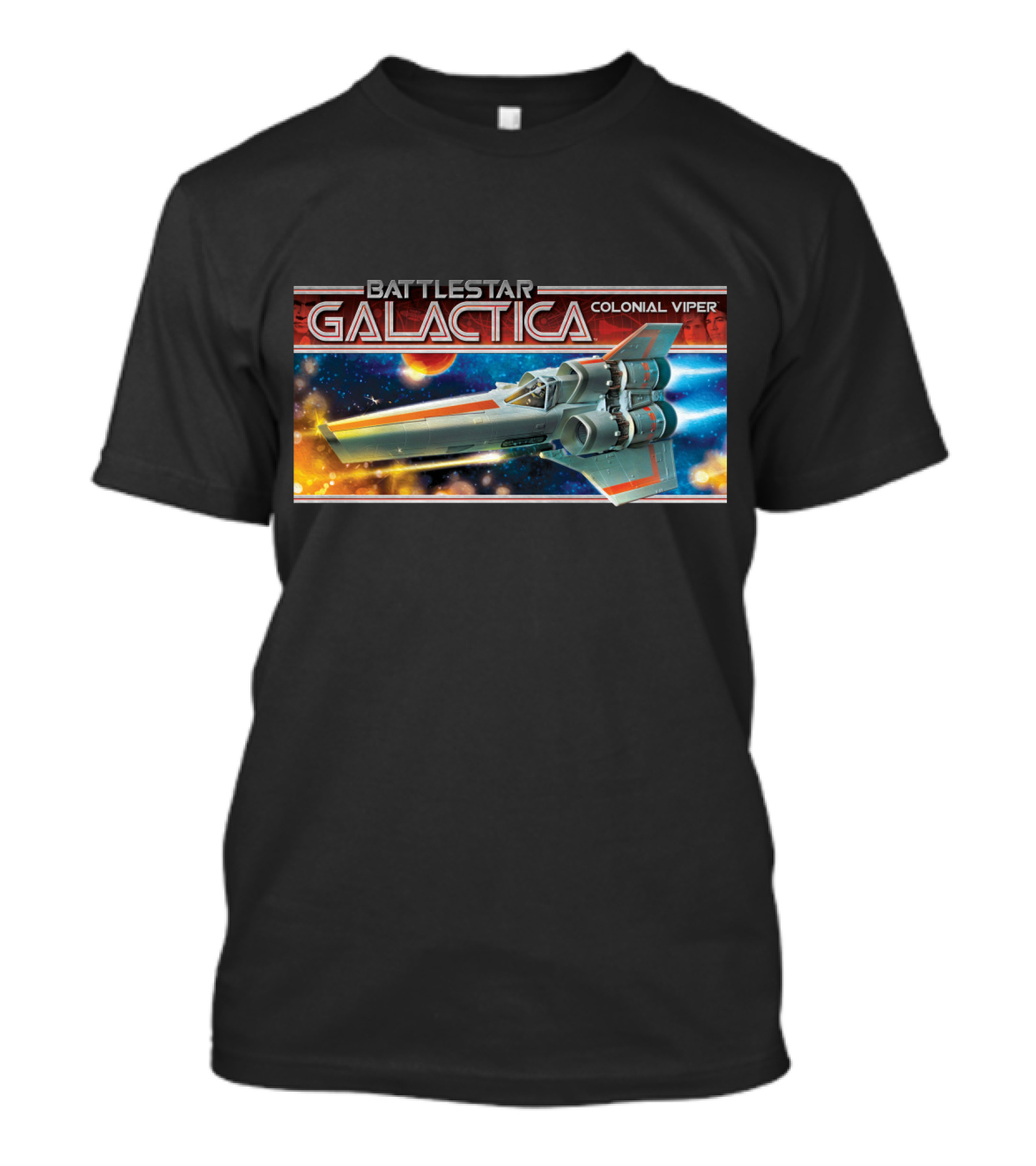 Battlestar Galactica Colonial Viper Spacecraft T-Shirt