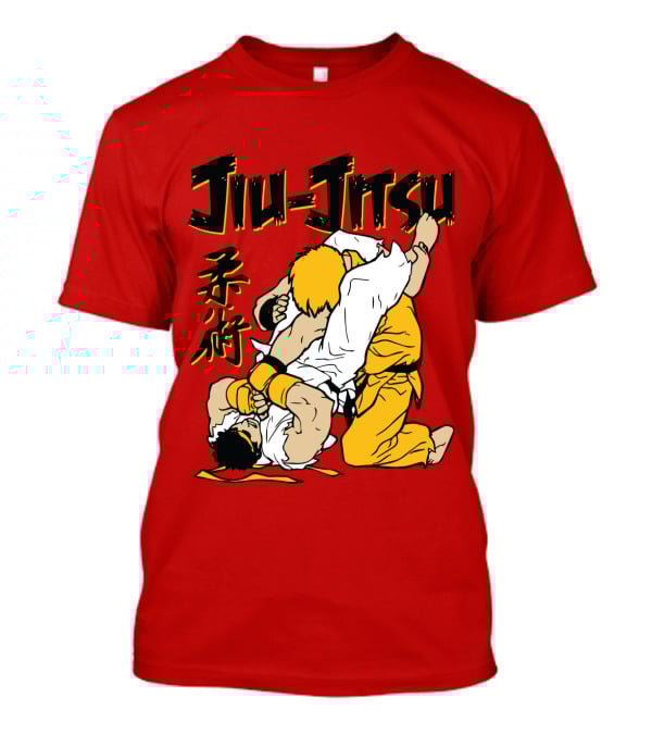 Jiu Jitsu Street Ryu Ken Martial Arts Showdown T-Shirt