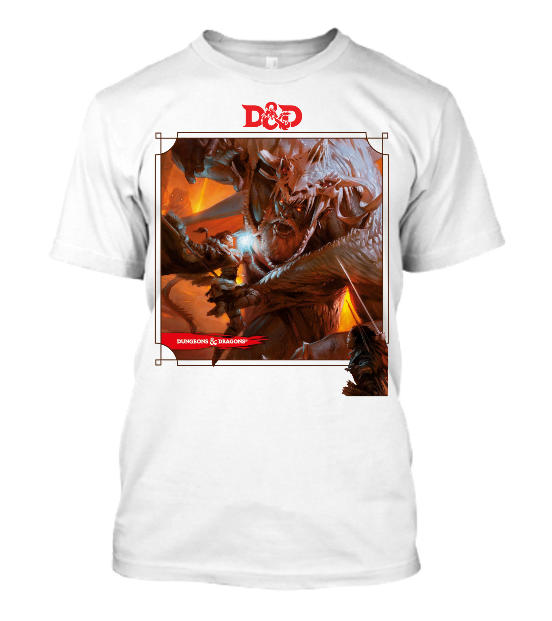 Dungeons And Dragons Epic Battle Scene DnD T-Shirt