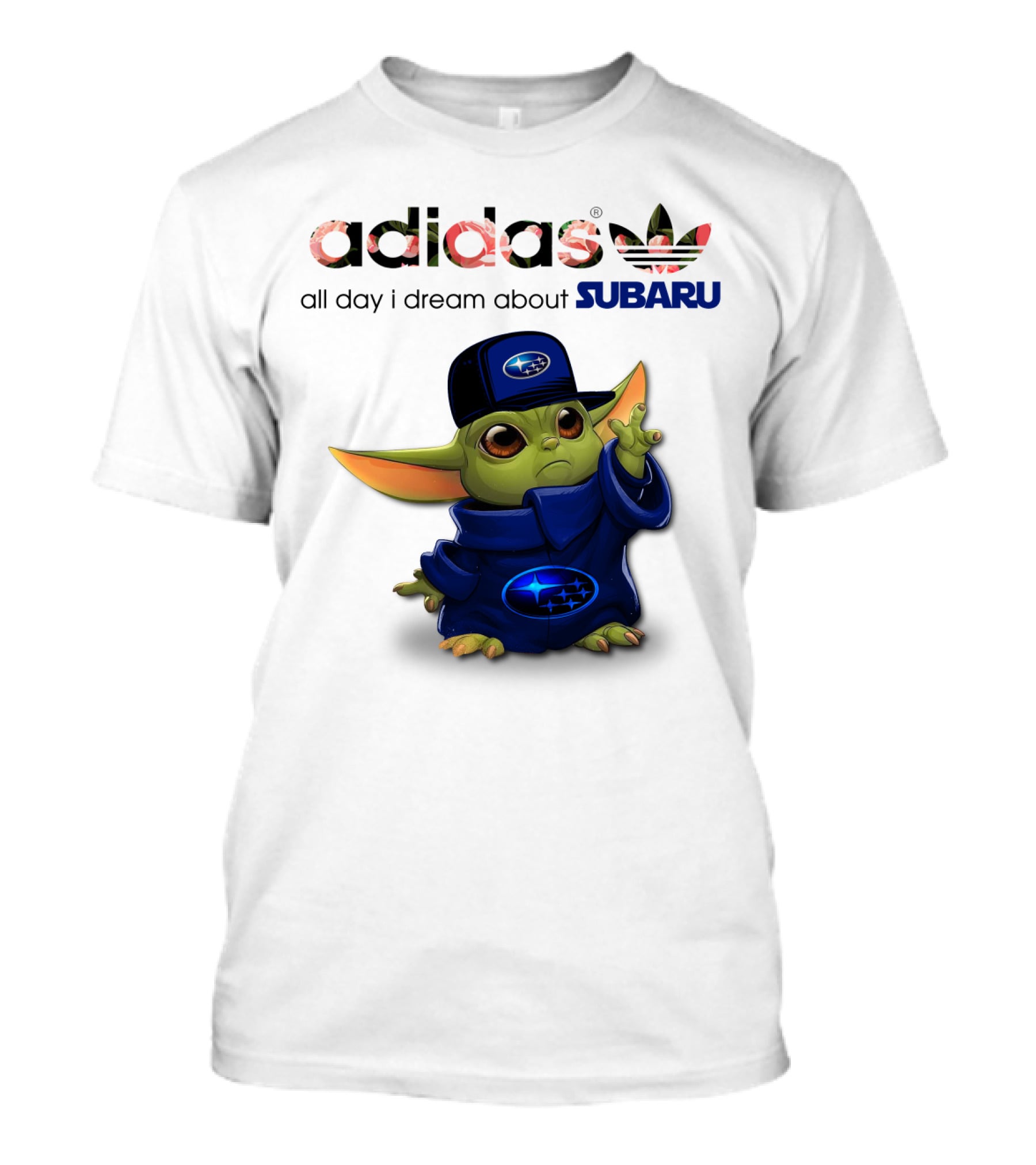 All Day I Dream About Subaru Yoda Character T-Shirt