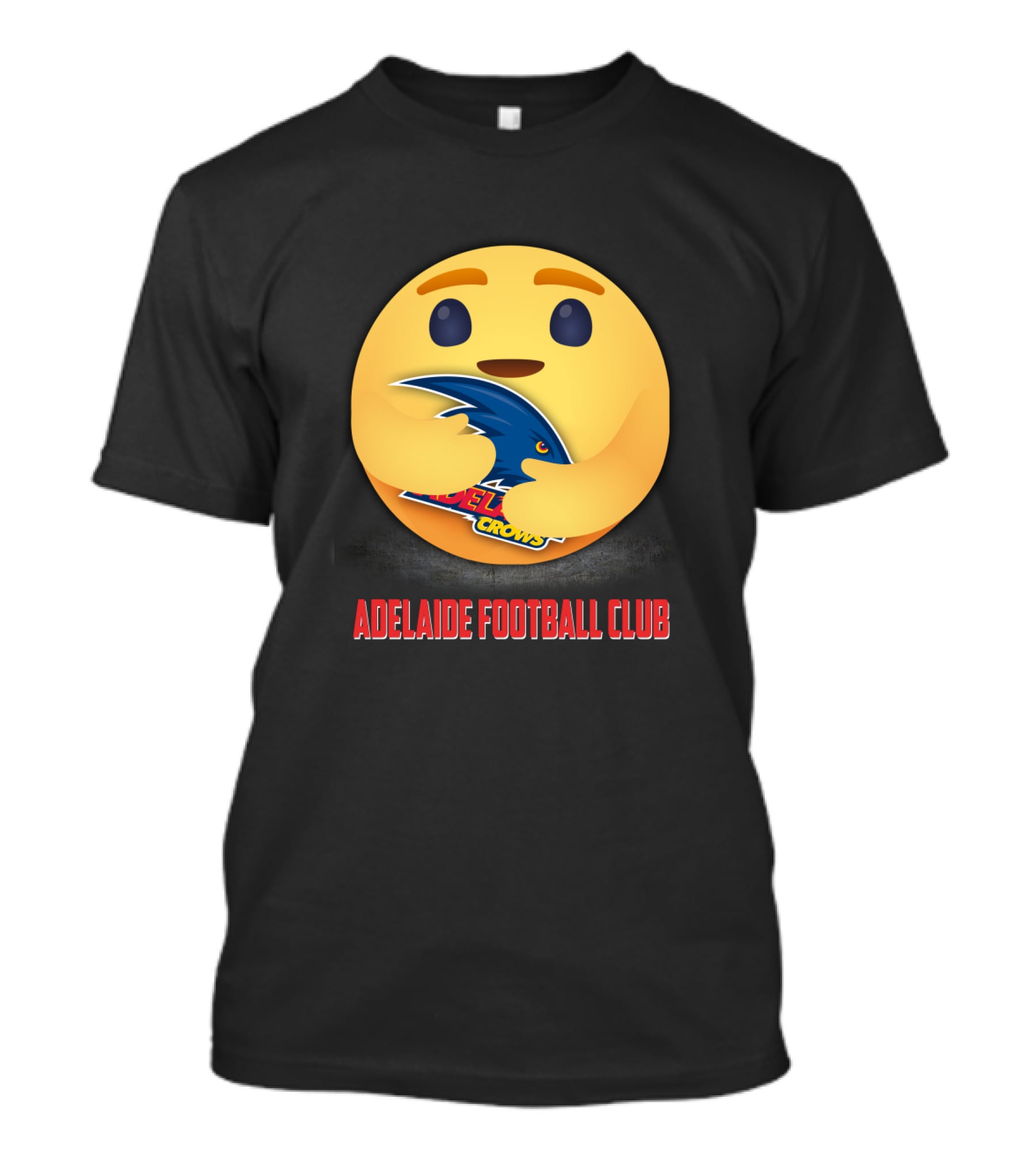 Adelaide Football Club Emoji Crows Hug T-Shirt