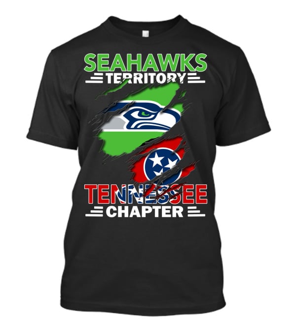 Seahawks Territory Tennessee Chapter Flag Style T-Shirt