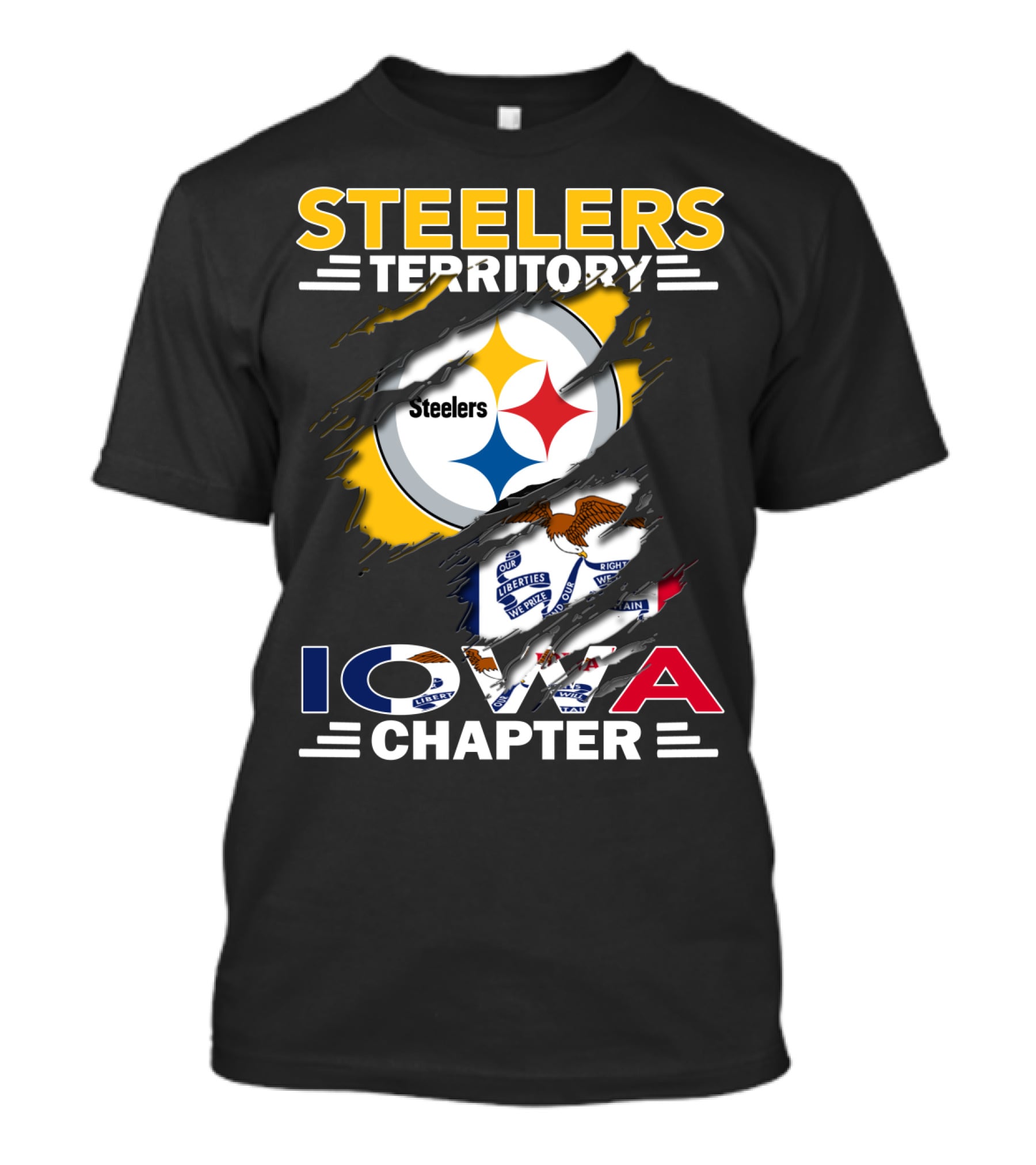 Steelers Territory Steelers Iowa Chapter T-Shirt